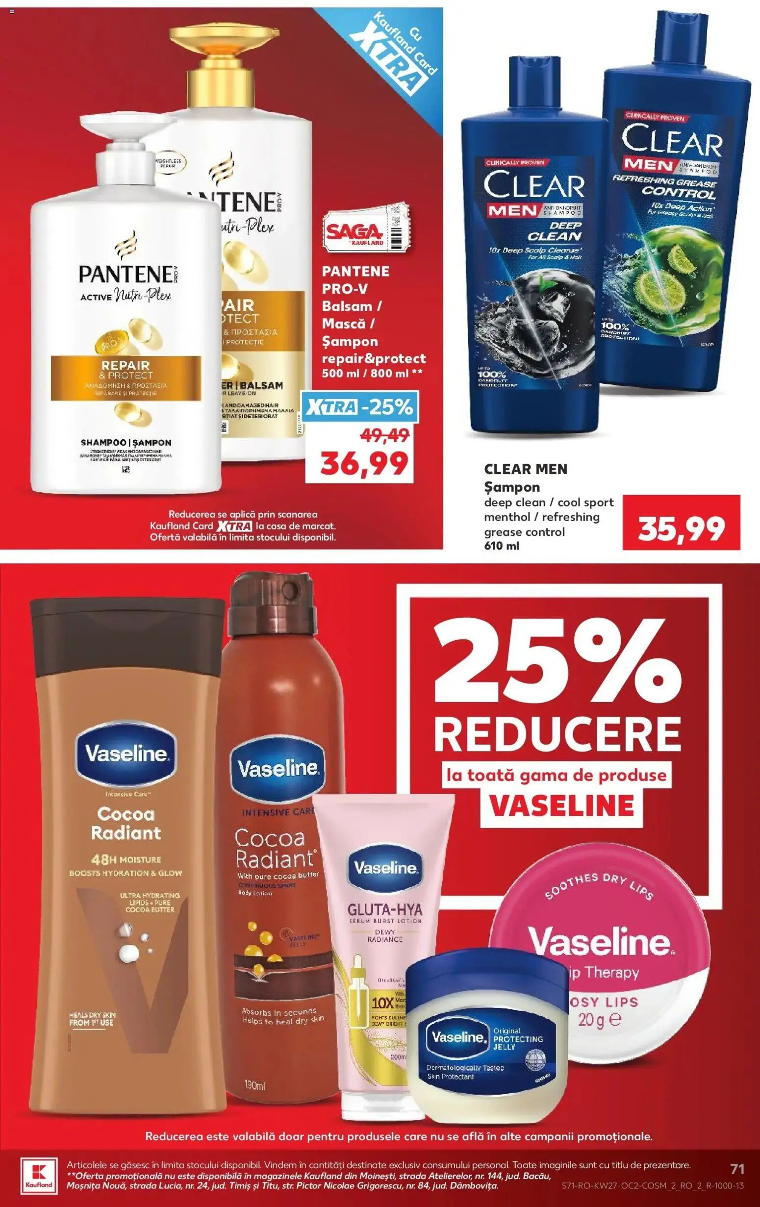Noul catalog Kaufland – valabil de la 01.07.2026 | Pagină: 71 | Produse: Body, Simit, Șampon, Balsam