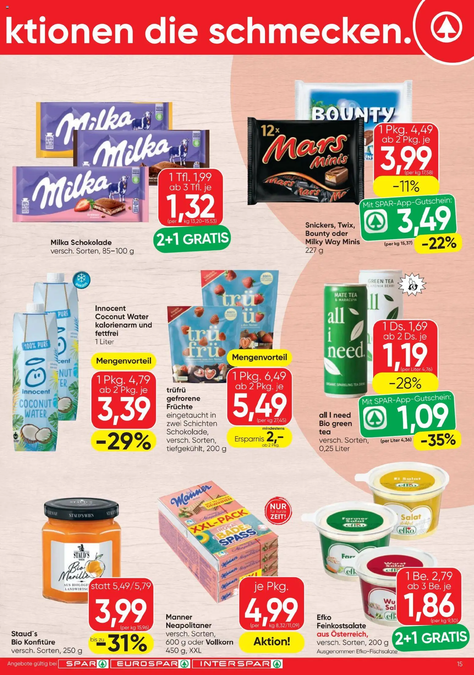 Spar Flugblatt gültig ab 03.06.2026 | Seite: 15