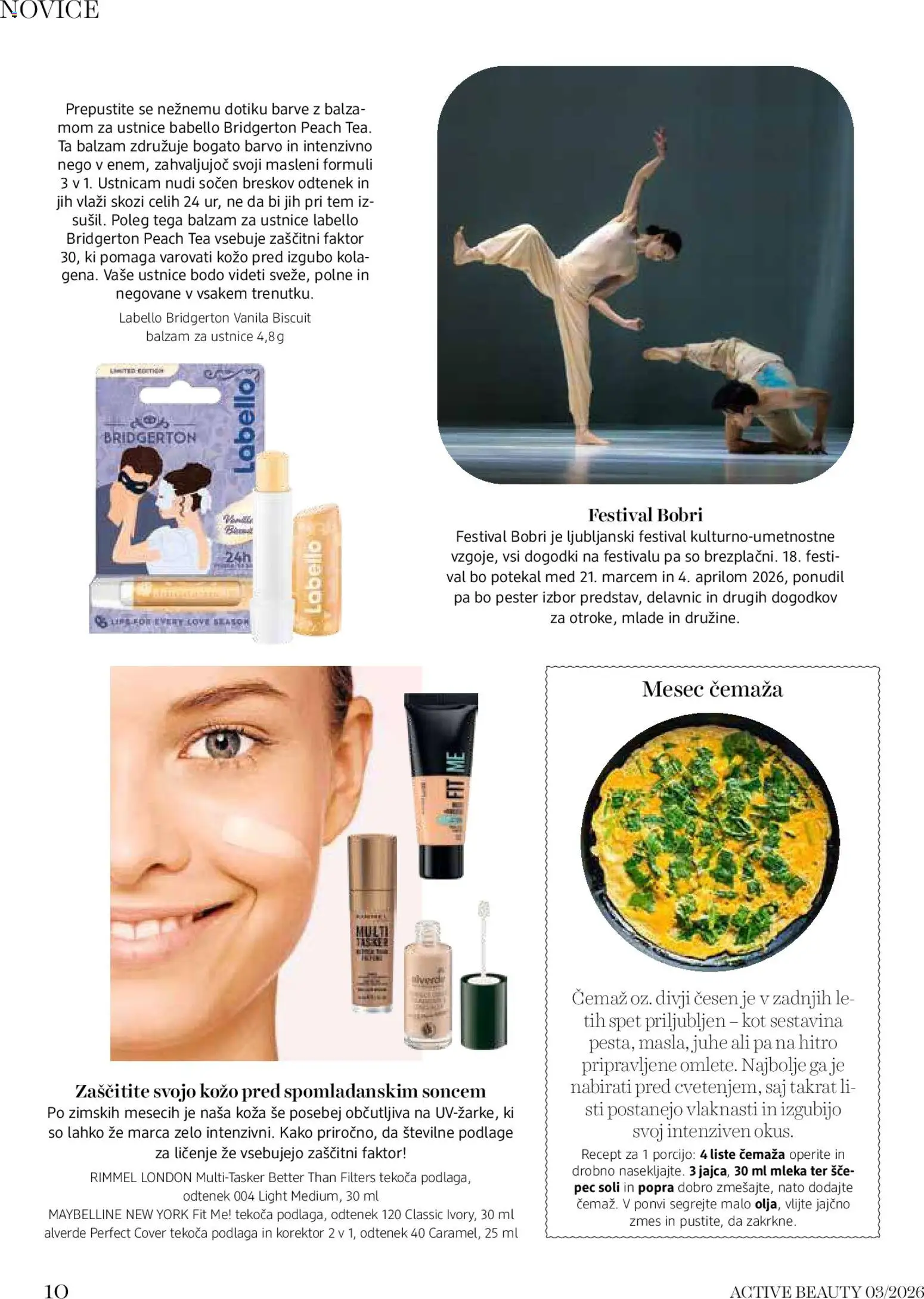 Novi DM Drogerie Markt katalog ponudbe – veljaven od 01.03.2026 | Stran: 10 | Izdelki: Balzam za ustnice, Korektor, Top doble cara, Cesen
