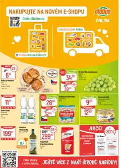 Náhled letáku Globus leták od 01.07.2026 | Strana: 2 | Produkty: Sedlčanský Hermelín, Hermelín, Segafredo, Hrozny