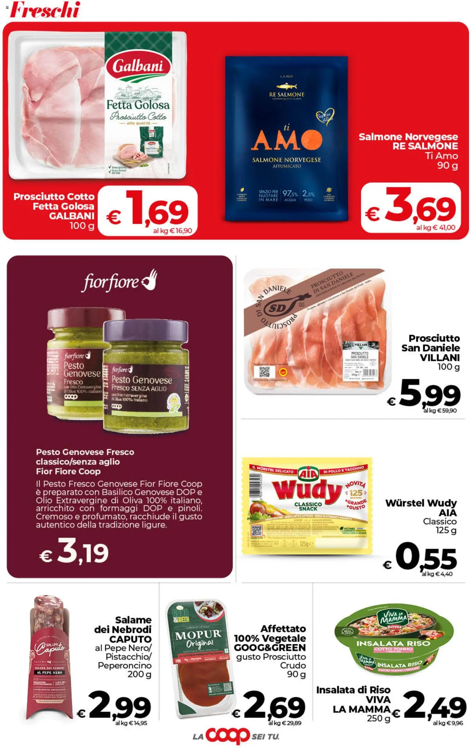Volantino COOP del 01/09/2026 | Pagina: 9 | Prodotti: Pollo, Olio, Aglio, Pesto