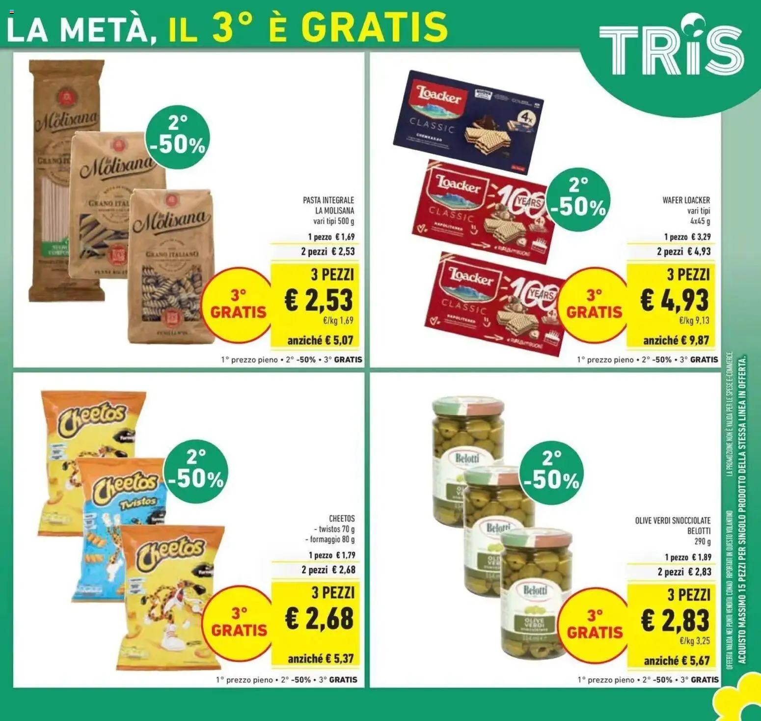 Volantino Conad dal 23/09/2026 > Anteprima | Pagina: 11 | Prodotti: La Molisana, Formaggio, Olive, Pasta