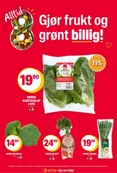 Forhåndsvisning av Coop Extra kundeavis gyldig fra 17/08/2026 | Side: 4 | Produkter: Frukt, Ved, Hjertesalat, Vårløk