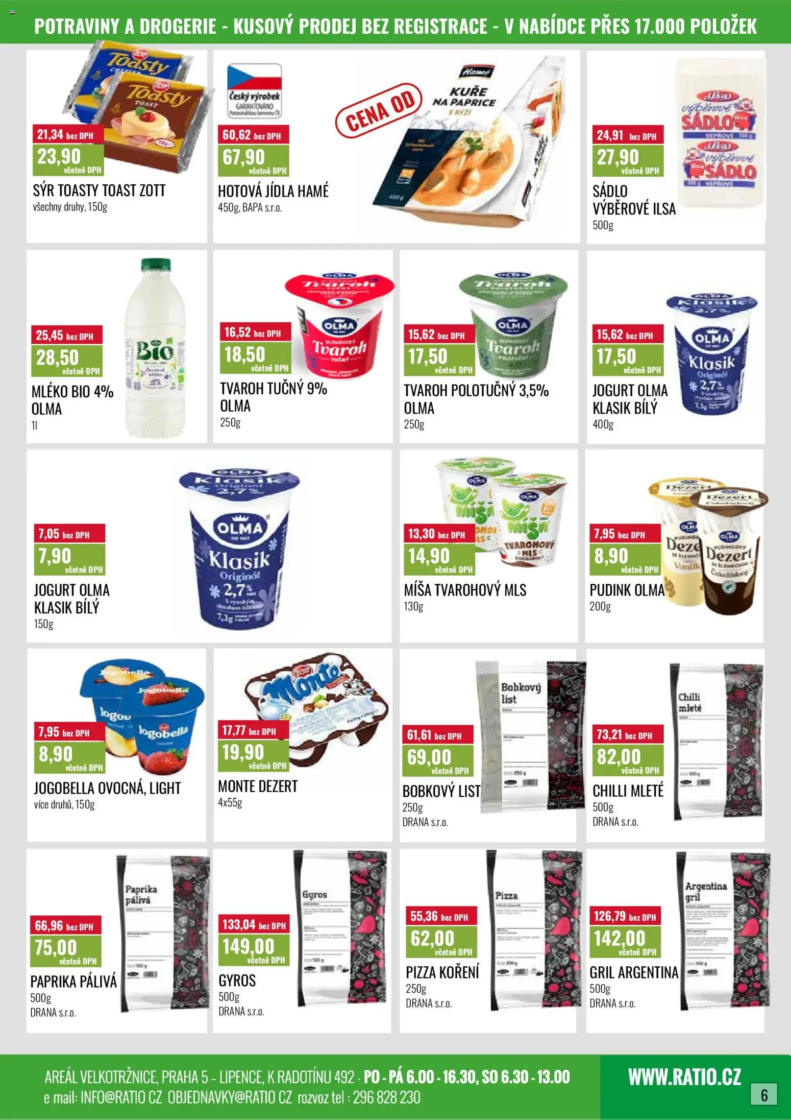 Ratio leták od 01.09.2026 | Strana: 7 | Produkty: Sýr, Jogurt, Potraviny, Drogerie