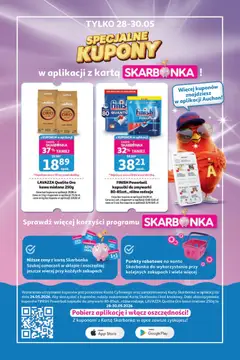 Pogląd oferty "Auchan gazetka - Specjalne Kupony Skarbonka" - ważna od 28.05.2026