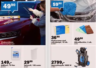 Forhåndsvisning av Biltema kundeavis gyldig fra 06.05.2026 | Side: 9 | Produkter: Høytrykkspyler, Vaskesvamp