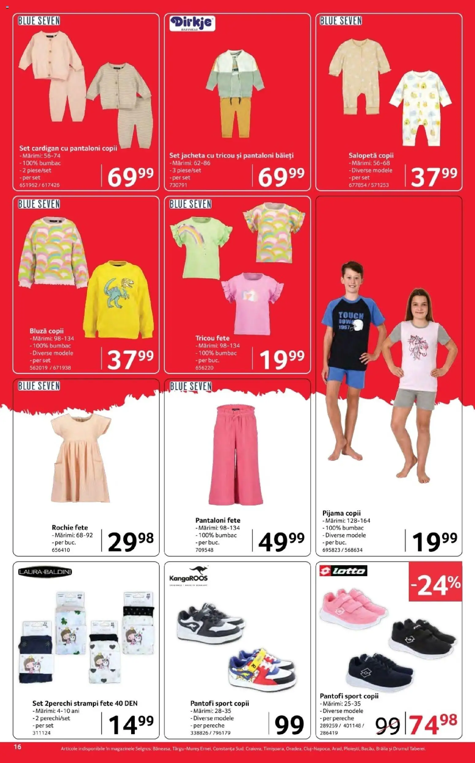 Noul catalog Selgros – valabil de la 03.04.2026 | Pagină: 16 | Produse: Cardigan, Jachetă, Pantaloni, Salopetă