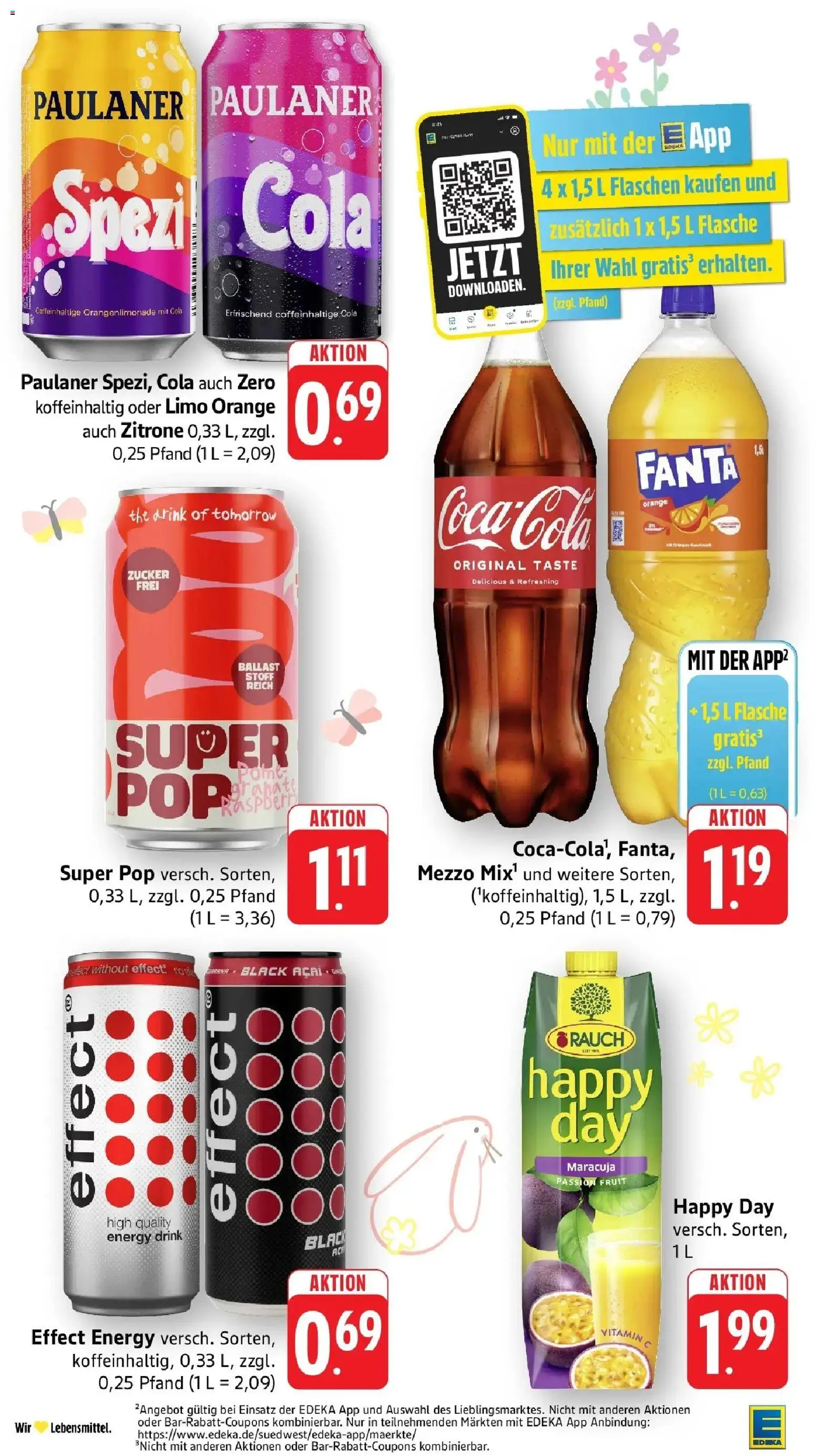 Edeka prospekt Bitburg	 – gültig ab 23.03.2026 | Seite: 32 | Produkte: Cola, Zucker, Zitrone, Paulaner