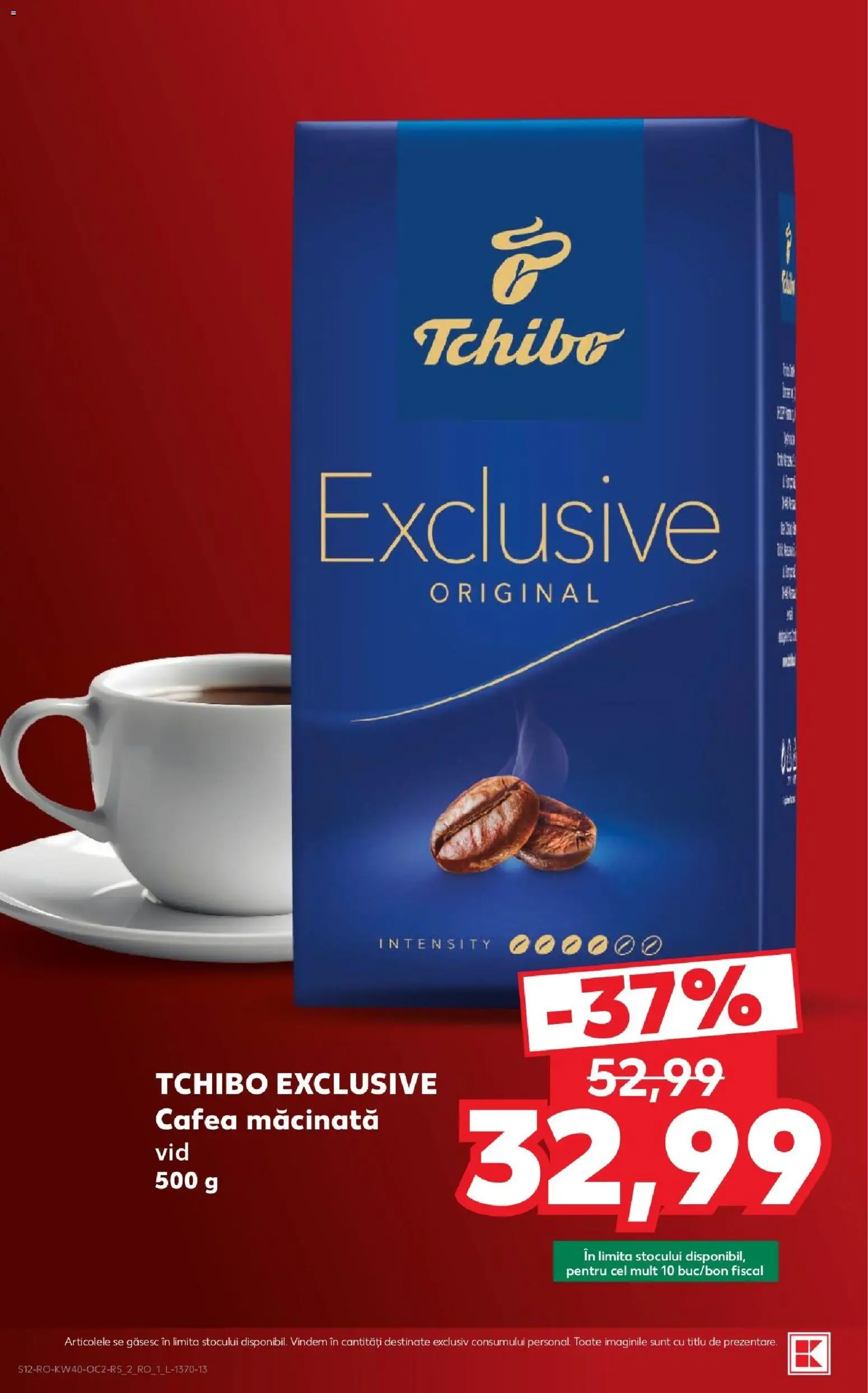Noul catalog Kaufland – valabil de la 30.09.2026 | Pagină: 12 | Produse: Cafea macinata, Cafea