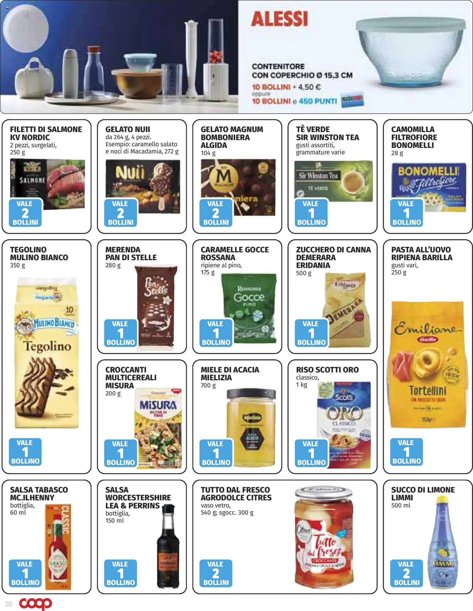 Volantino COOP del 15/10/2026 | Pagina: 20 | Prodotti: Caramelle, Limone, Pasta, Succo di limone