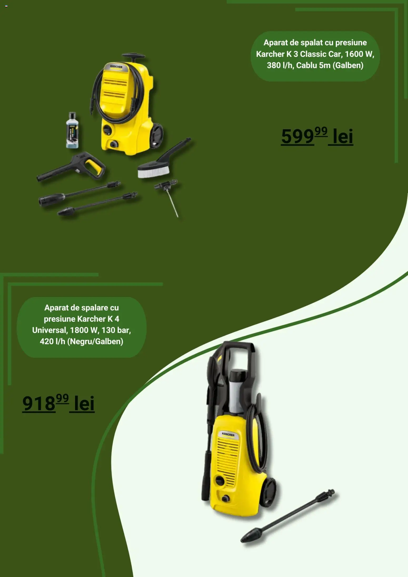 Noul catalog evoMag – valabil de la 25.05.2026 | Pagină: 4 | Produse: Aparat de spălat cu presiune, Cablu