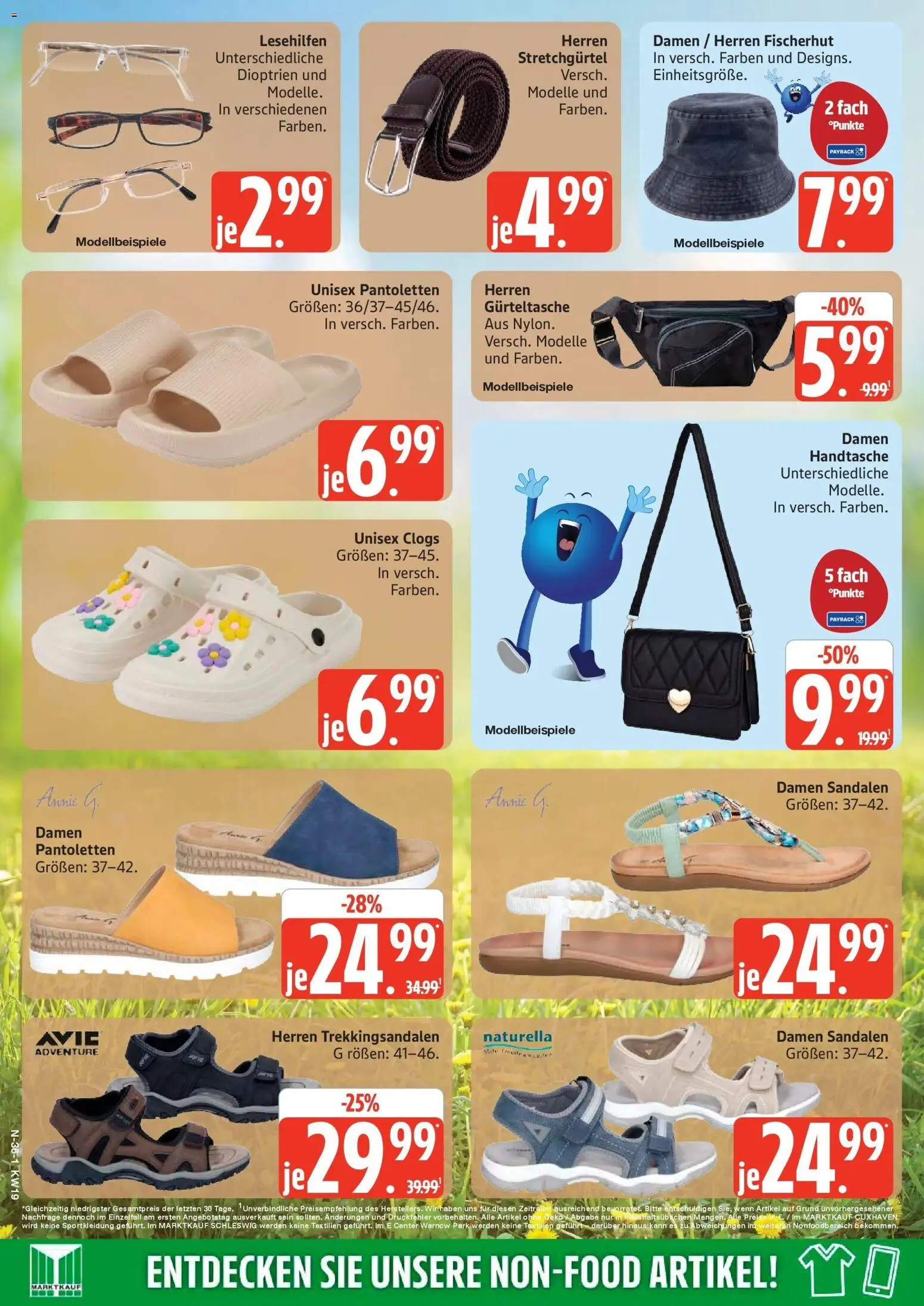 Marktkauf Prospekt Schleswig	 – gültig ab 04.05.2026 | Seite: 40 | Produkte: Sandalen, Handtasche