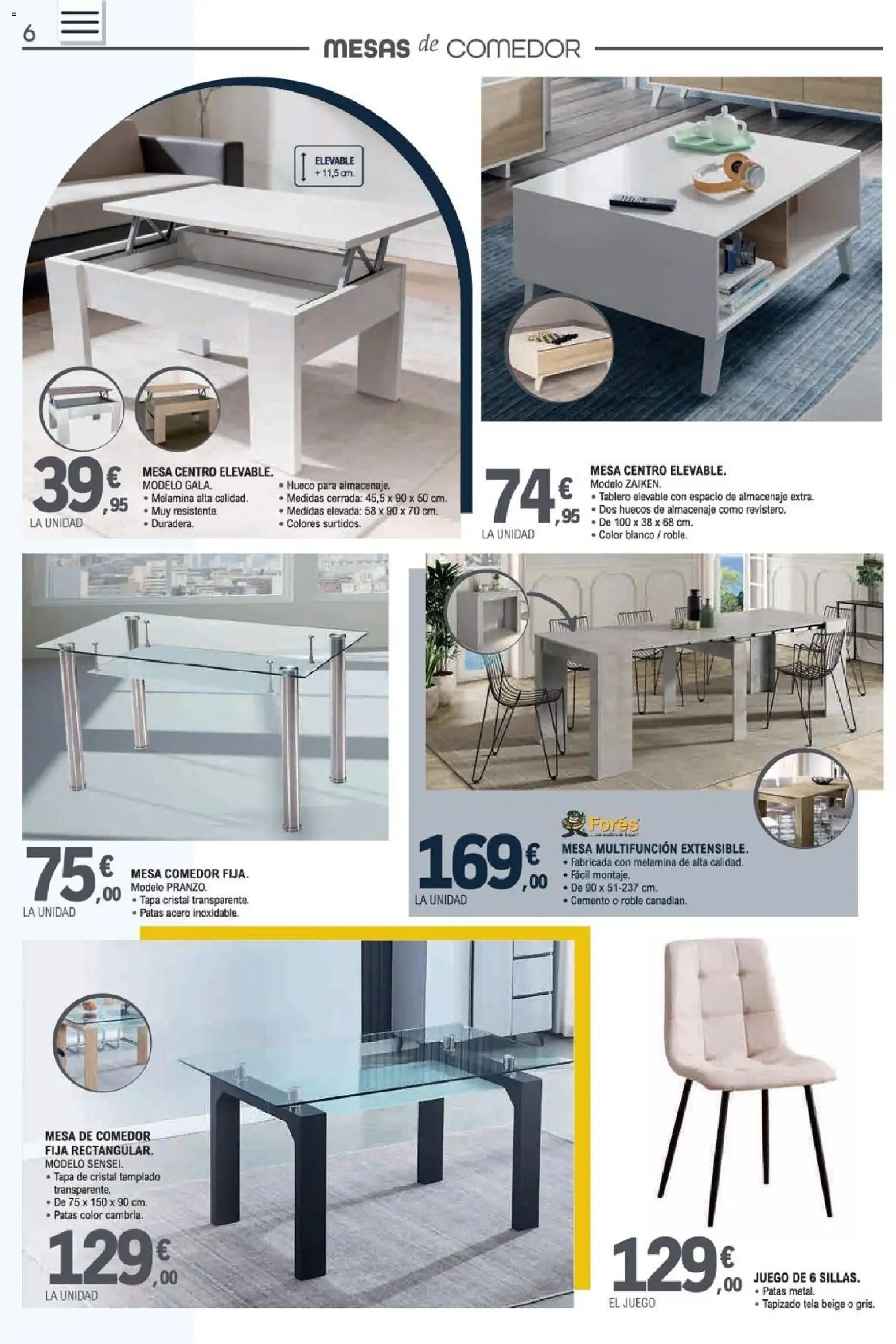 E.Leclerc Ciudad Real │ válido desde el 31/08/2026 | Página: 6 | Productos: Cemento, Almacenaje, Mesa