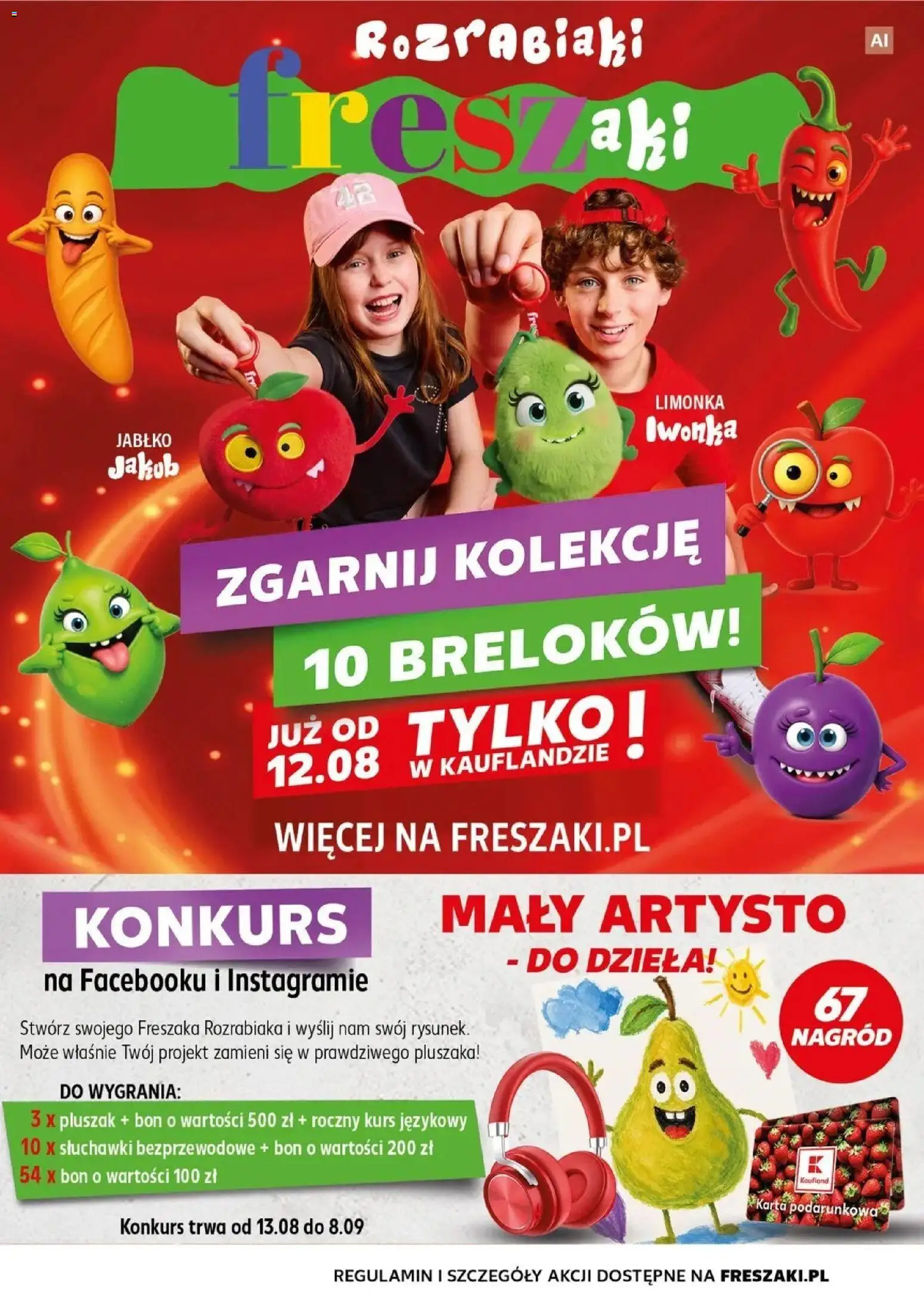 Kaufland gazetka - Mocny start od 07.09.2026 - od jutra PDF | Strona: 6 | Produkty: Karta, Limonka, Słuchawki, Słuchawki bezprzewodowe