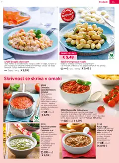 Bofrost katalog akcije – veljaven od 04.03.2026 | Stran: 31 | Izdelki: Pesto, Paradiznik, Omaka