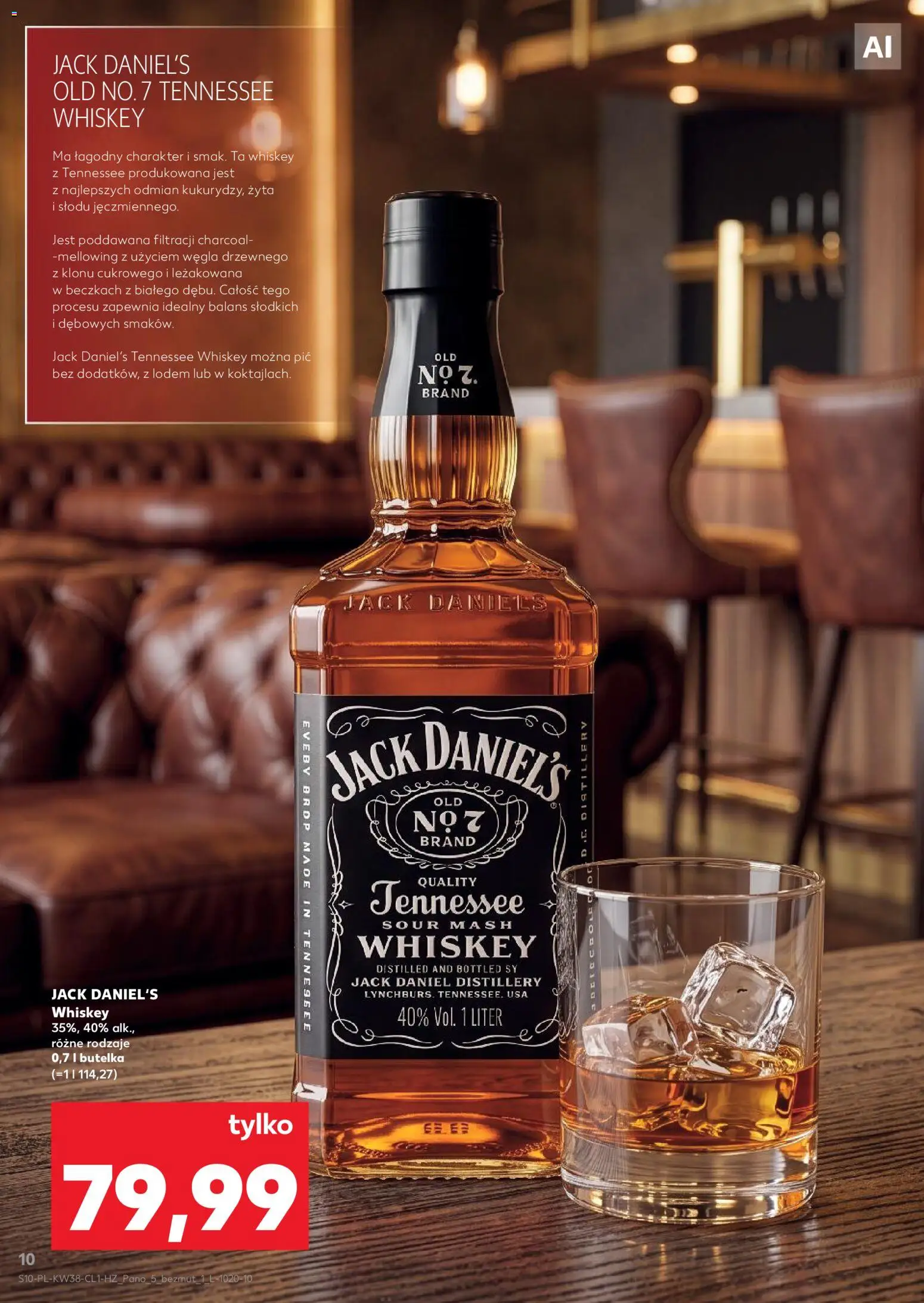 Kaufland Polsko leták - Barek od 17.09.2026 | Strana: 10 | Produkty: Whiskey, Jack Daniel’s