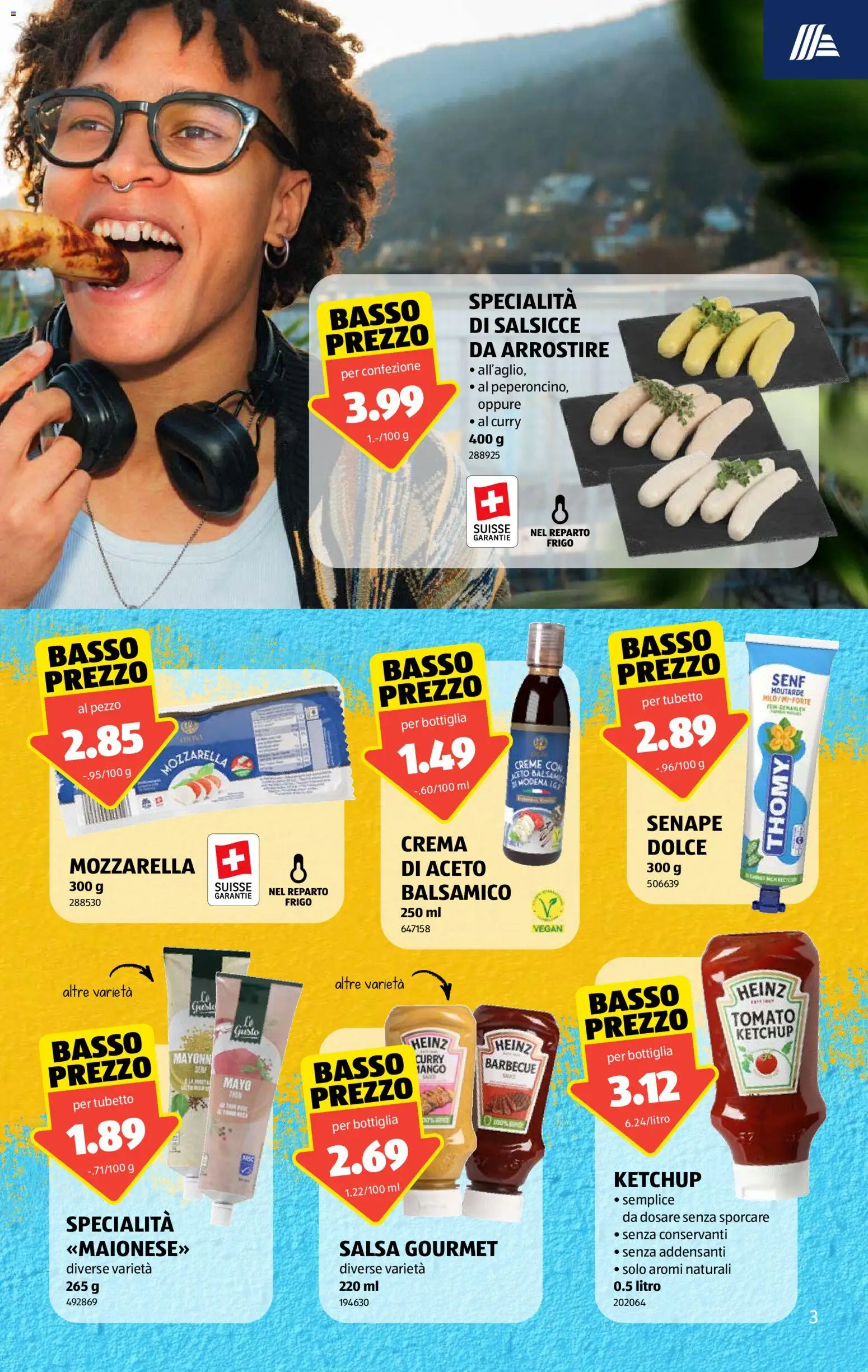 Aldi aktionen IT – gültig ab 04.06.2026 | Seite: 3 | Produkte: Balsamico, Ketchup, Creme
