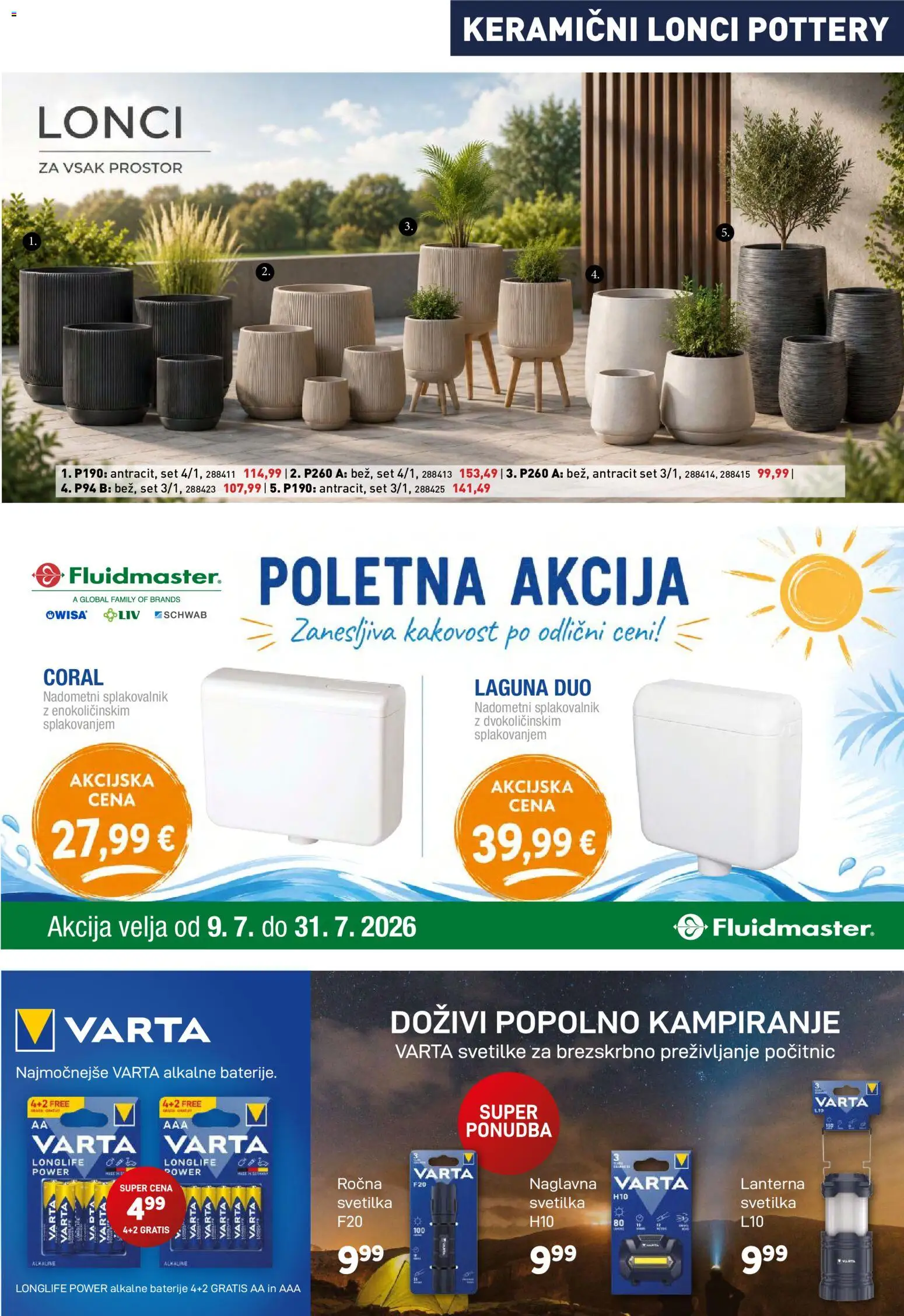 Novi Inpos katalog ponudbe – veljaven od 09.07.2026 | Stran: 13 | Izdelki: Baterije, Svetilka