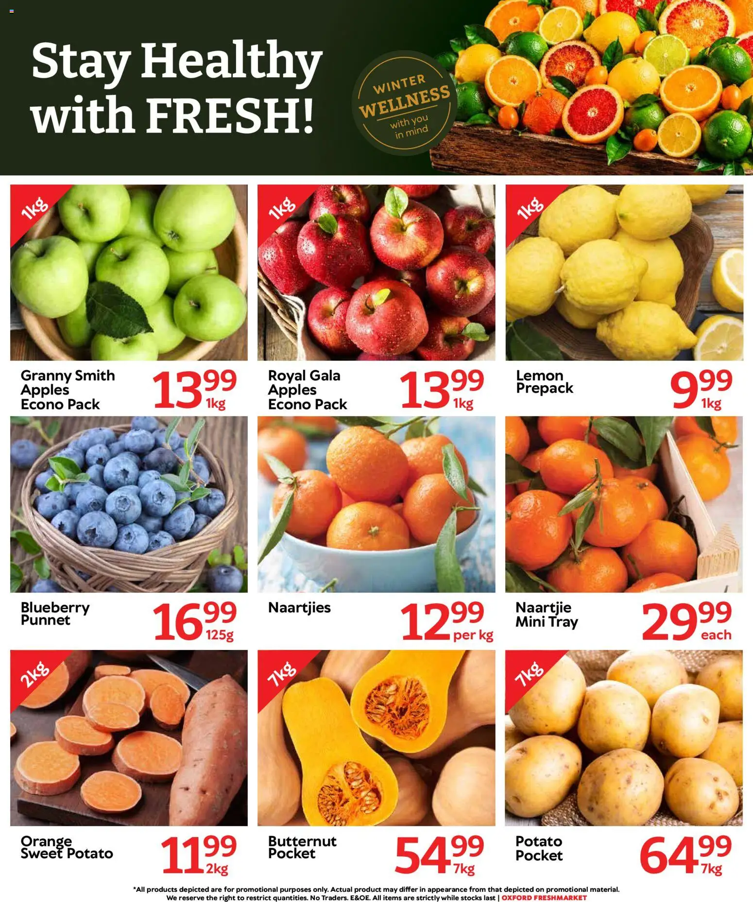 New Oxford Freshmarket catalogue – valid from 15/07/2026 | Page: 5 | Products: Tray, Apples, Lemon
