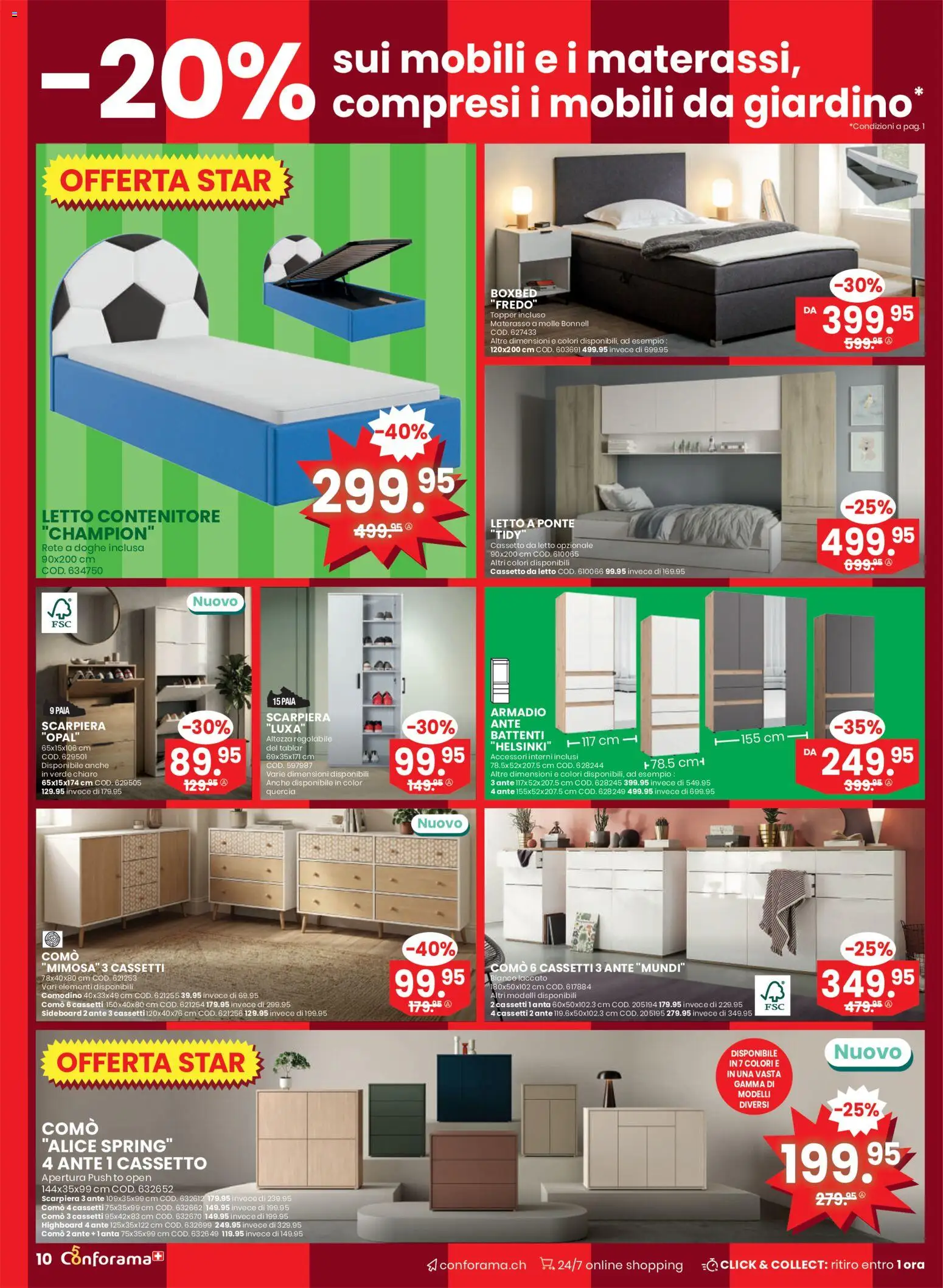 Conforama aktionen IT – gültig ab 03.06.2026 | Seite: 10 | Produkte: Highboard, Topper, Sideboard