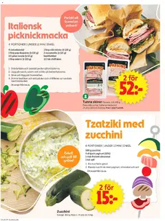 ICA Supermarket erbjudanden - Förhandsvisning av reklamblad från butik ICA Supermarket aktuell från 13/07/2026 | Sida: 6 | Produkter: Salt, Yoghurt, Salami, Zucchini