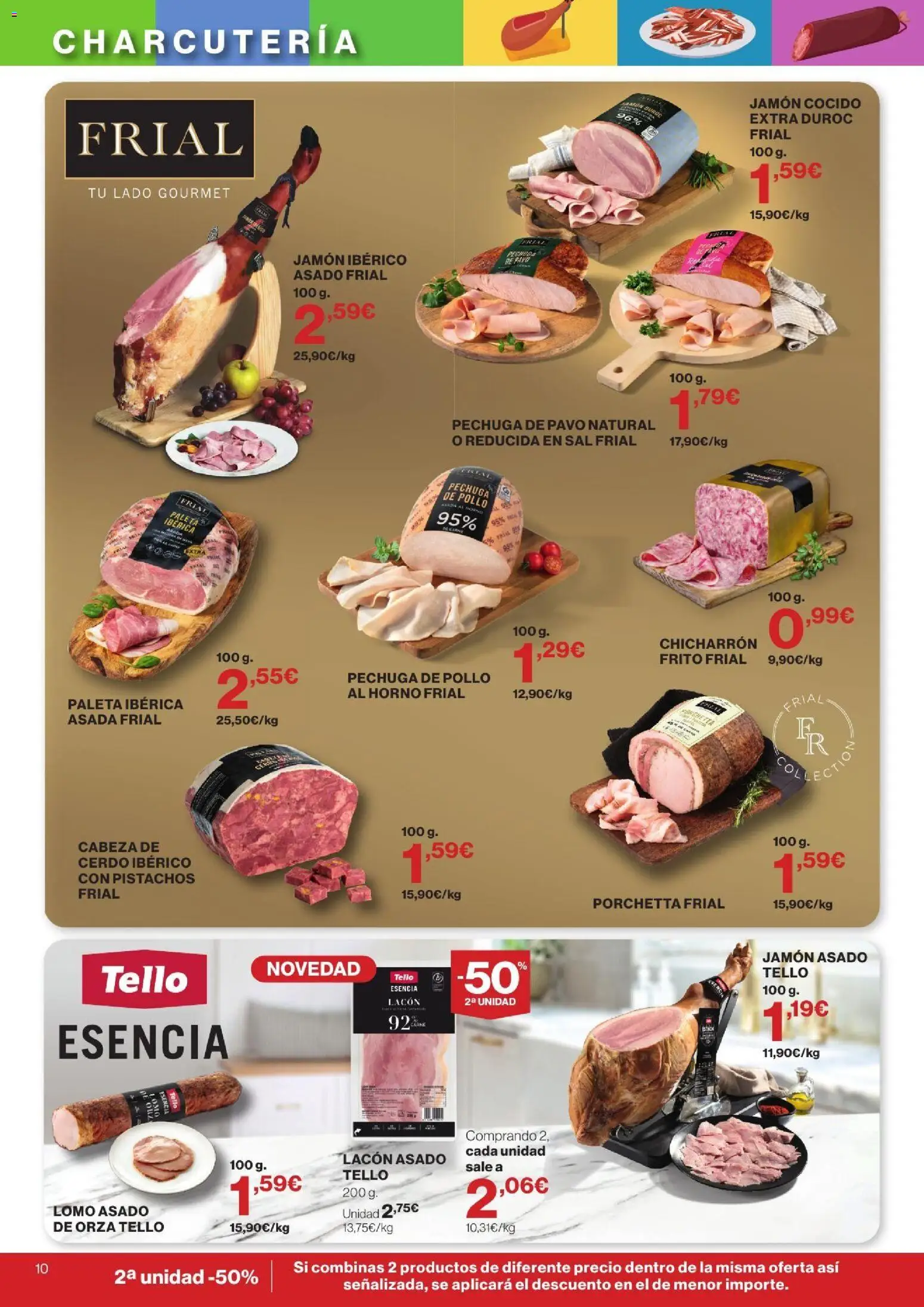 Supercor folleto │ válido desde el 24/09/2026 | Página: 10 | Productos: Lomo, Jamón, Cerdo, Sal