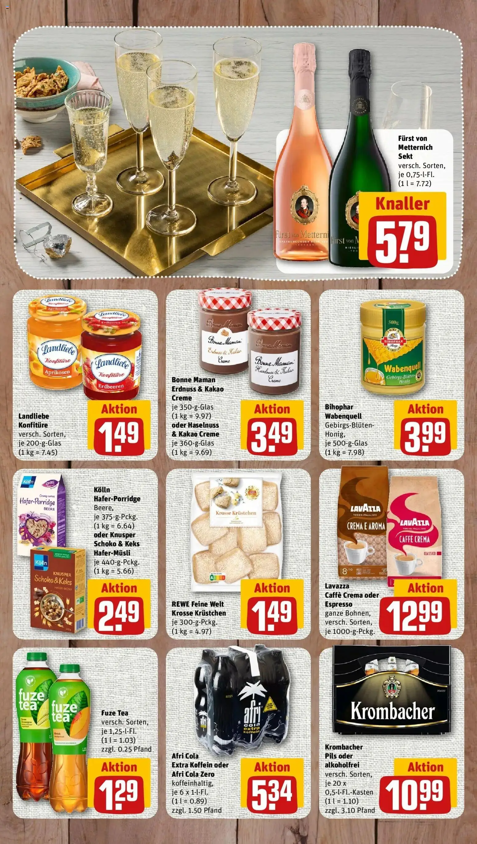 Rewe Prospekt Maintal / Bischofsheim – gültig ab 17.05.2026 | Seite: 11 | Produkte: Sekt, Krombacher, Erdbeeren, Bonne maman