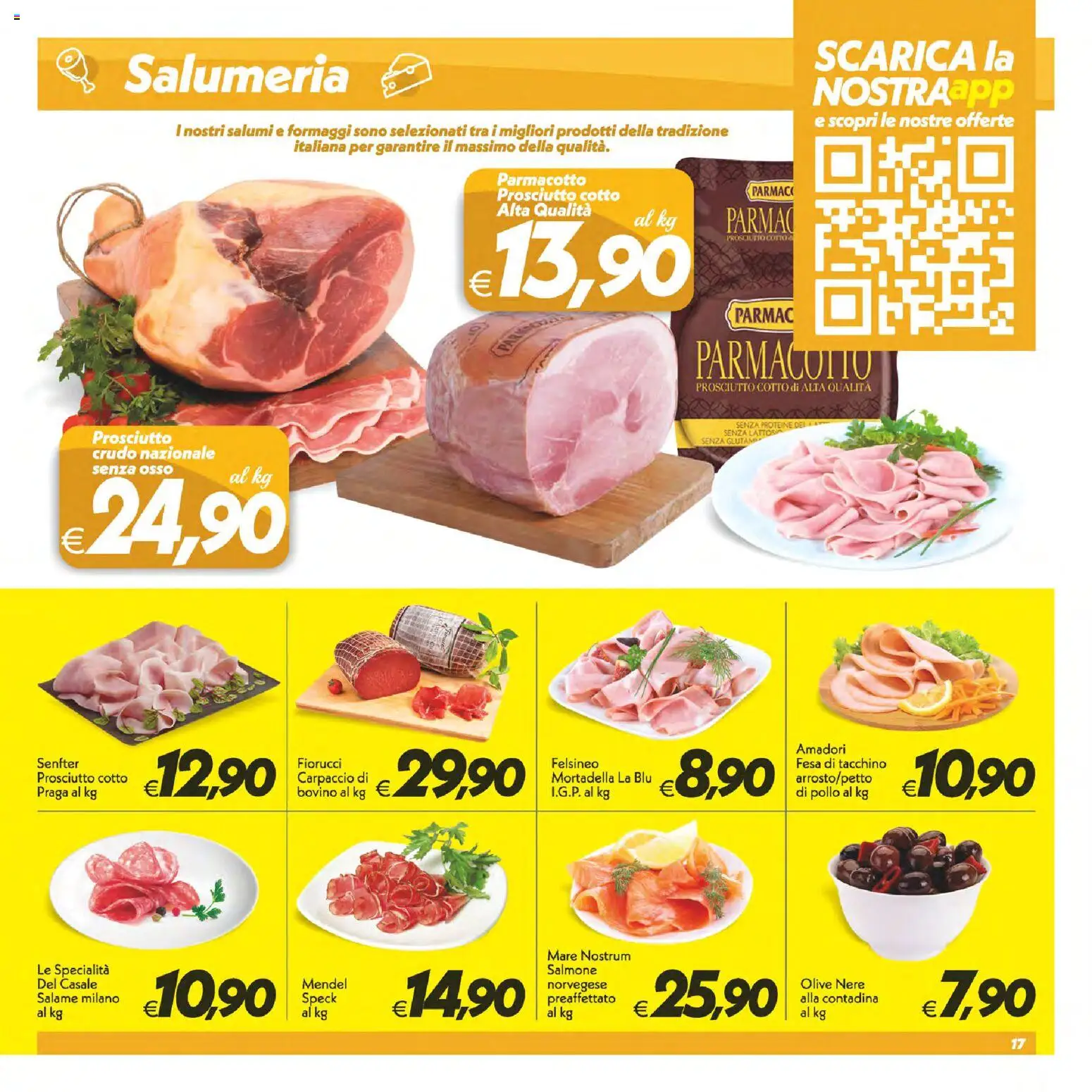 Volantino SuperConveniente del 30/06/2026 | Pagina: 17 | Prodotti: Bovino, Salmone, Tacchino, Prosciutto