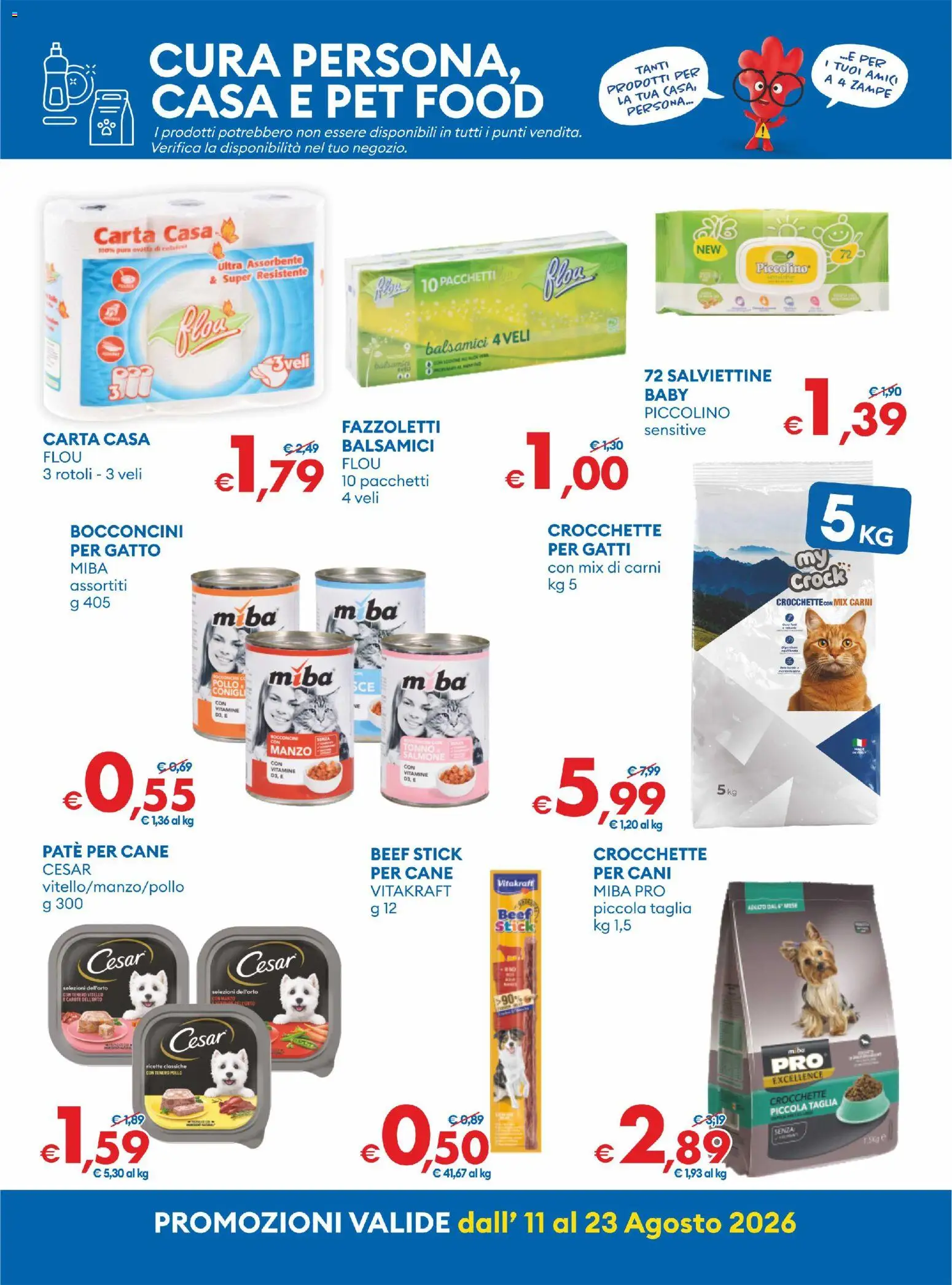 Volantino MD Discount del 11/08/2026 | Pagina: 24 | Prodotti: Paté, Pollo, Vitello, Tonno