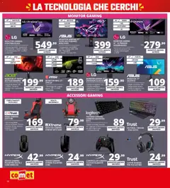 Anteprima del volantino Comet volantino valido a partire dal 24/09/2026 | Pagina: 18 | Prodotti: Monitor, Tastiera, USB, Sedia