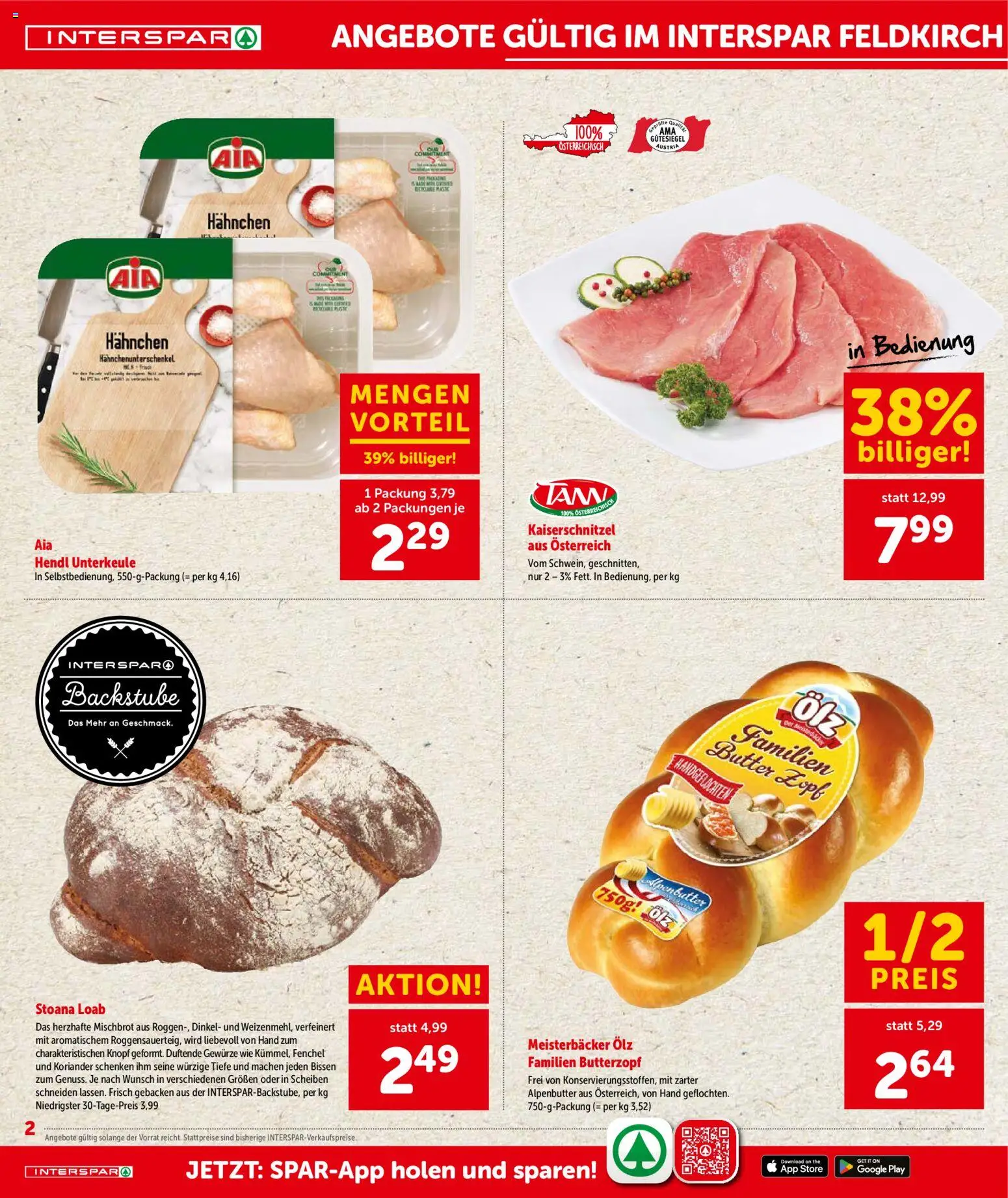 Interspar Feldkirch Altenstadt  gültig ab 07.05.2026 | Seite: 2 | Produkte: Gewürze, Butter