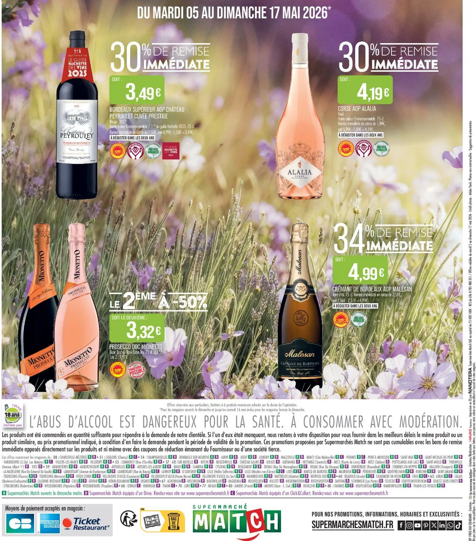 {H1} | Page: 8 | Produits: Portes, Crémant, Prosecco