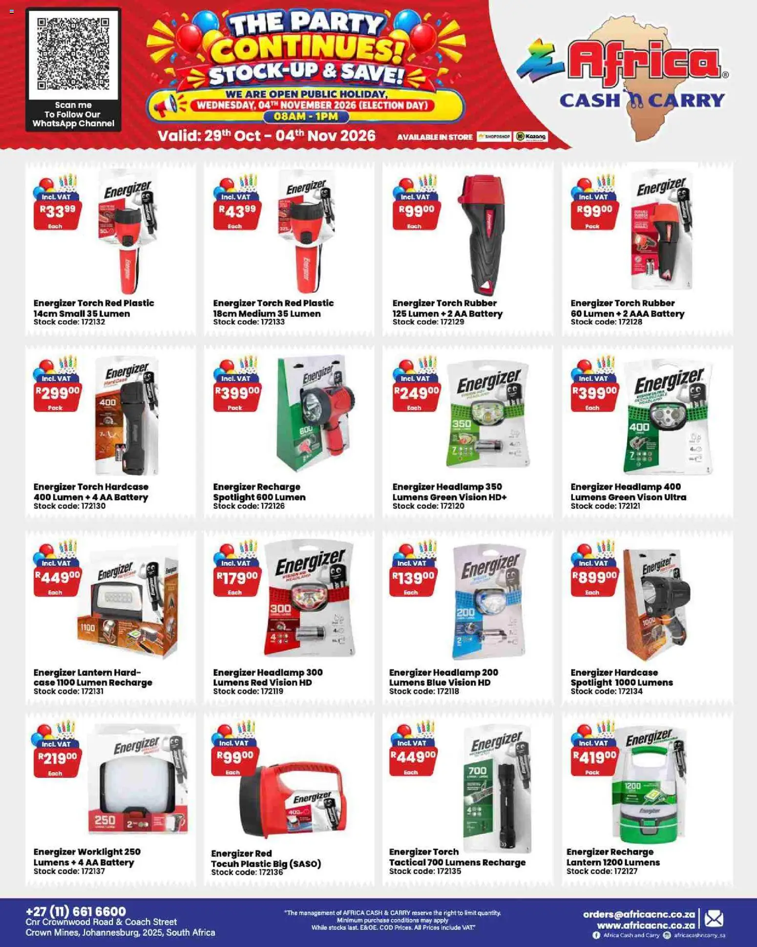 New Africa Cash & Carry catalogue – valid from 29/10/2026 | Page: 61