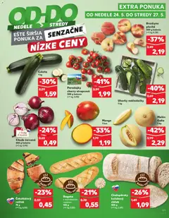 Kaufland leták platný od 21.05.2026 | Strana: 69 | Produkty: Croissant, Cibuľa, Broskyne, Uhorky