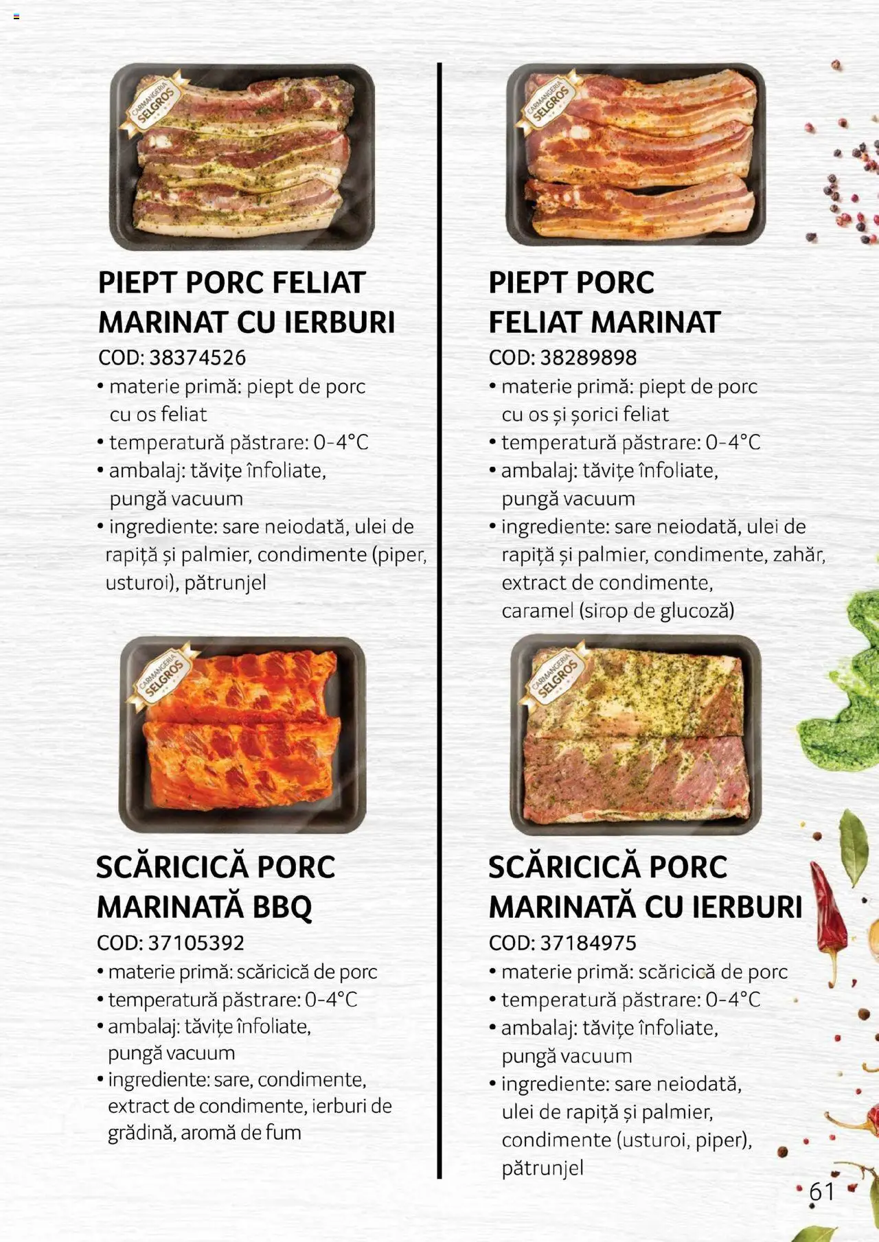 Noul catalog Selgros – valabil de la 27.04.2023 | Pagină: 61 | Produse: Pătrunjel, Condimente, Sare, Usturoi