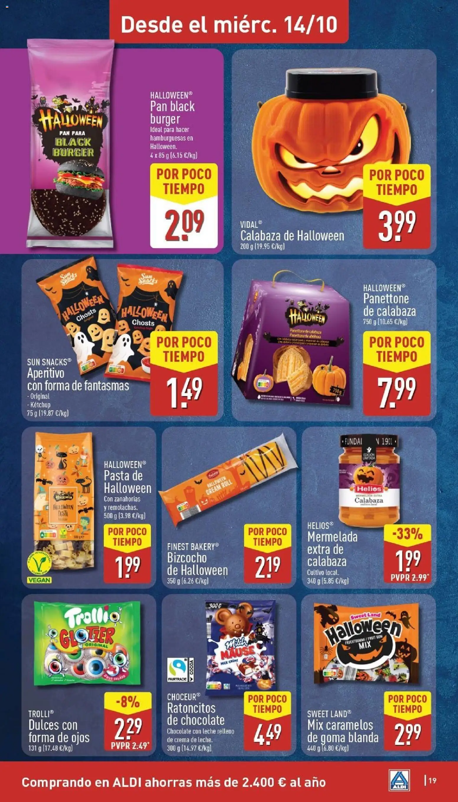 Aldi folleto Baleares │ válido desde el 12/10/2026 | Página: 19 | Productos: Mermelada, Pasta, Bizcocho, Dulces