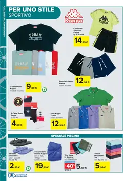 Anteprima del volantino Carrefour volantino Iper Bici - Torino valido a partire dal 20.04.2026 | Pagina: 14 | Prodotti: Spugna, Accappatoio, Bermuda, Polo