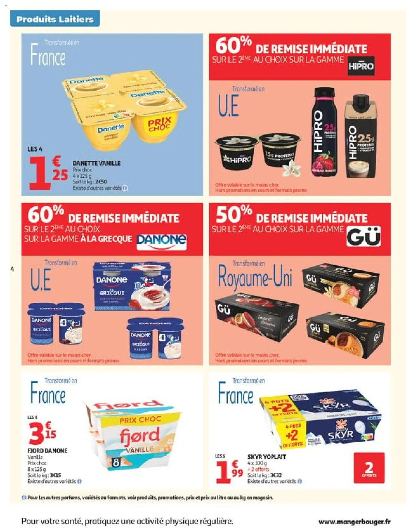 {H1} | Page: 4 | Produits: Citron, Fraise, Bourbon, Crème