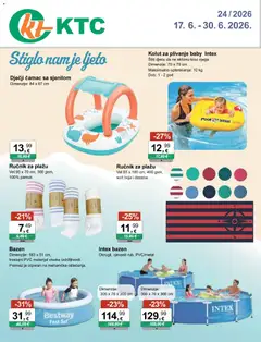 KTC - Katalog igračke i tekstil - Pregled kataloga iz trgovine KTC, vrijedi od 17.06.2026
