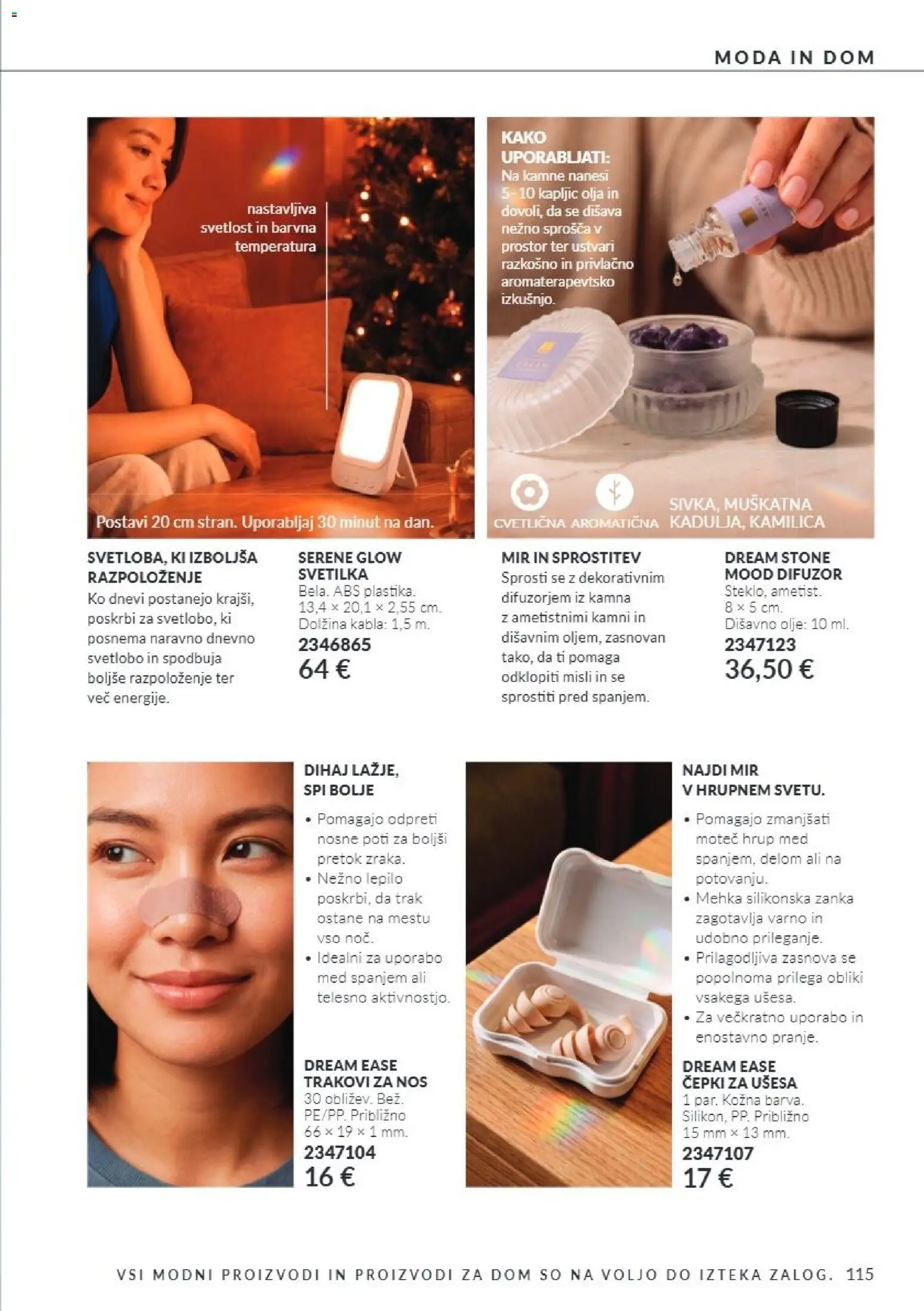 Novi Avon katalog ponudbe – veljaven od 01.11.2026 | Stran: 115 | Izdelki: Med, Svetilka, Disava, Lepilo