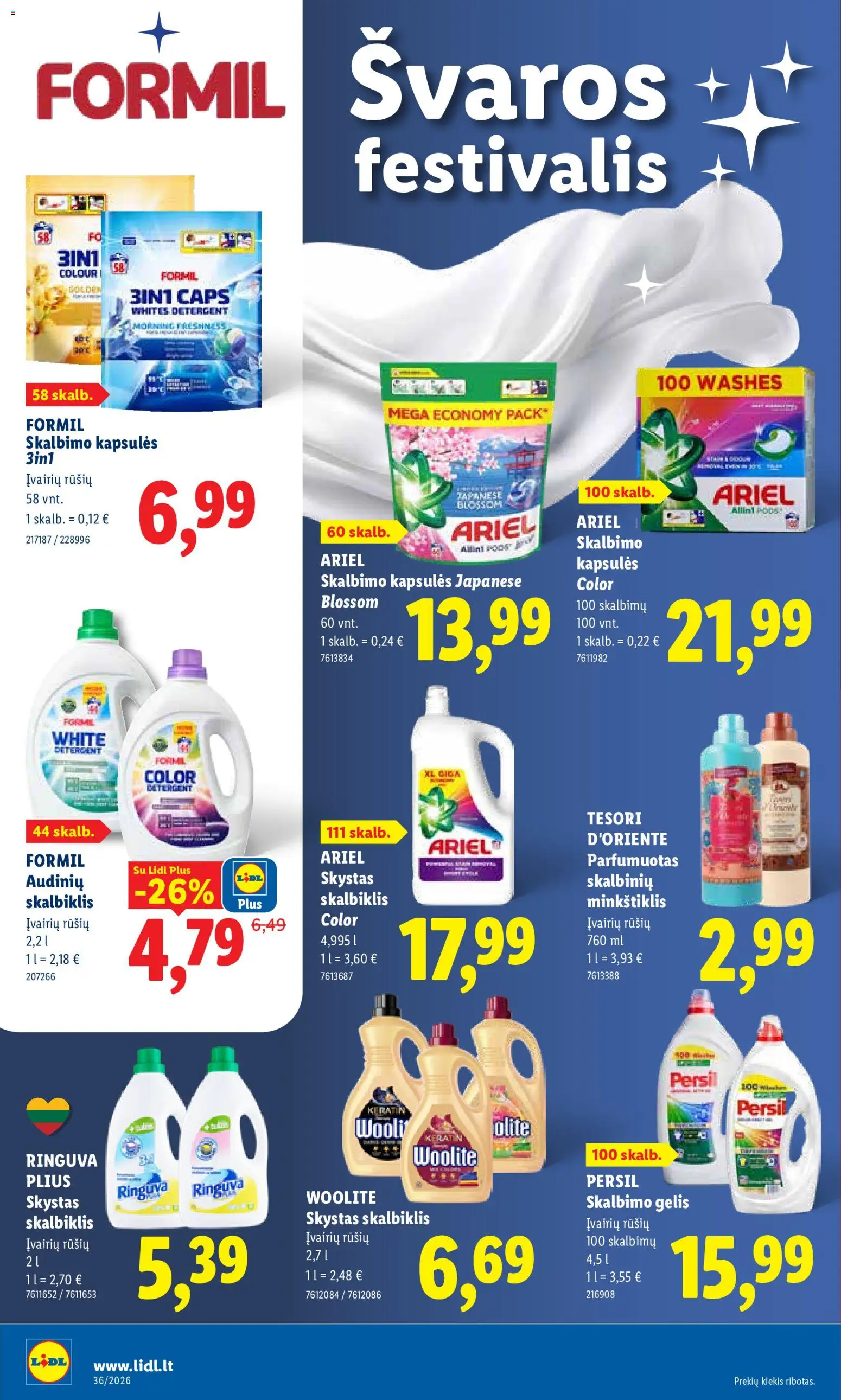LIDL akcijos nuo 2026.08.31 | Puslapis: 26 | Prekių: Kapsulės