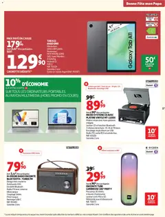 Auchan folder / publicité - Voorbeeld van een folder van Auchan, geldig van 09.06.2026 | Pagina: 41 | Producten: Radio, Usb, Bluetooth