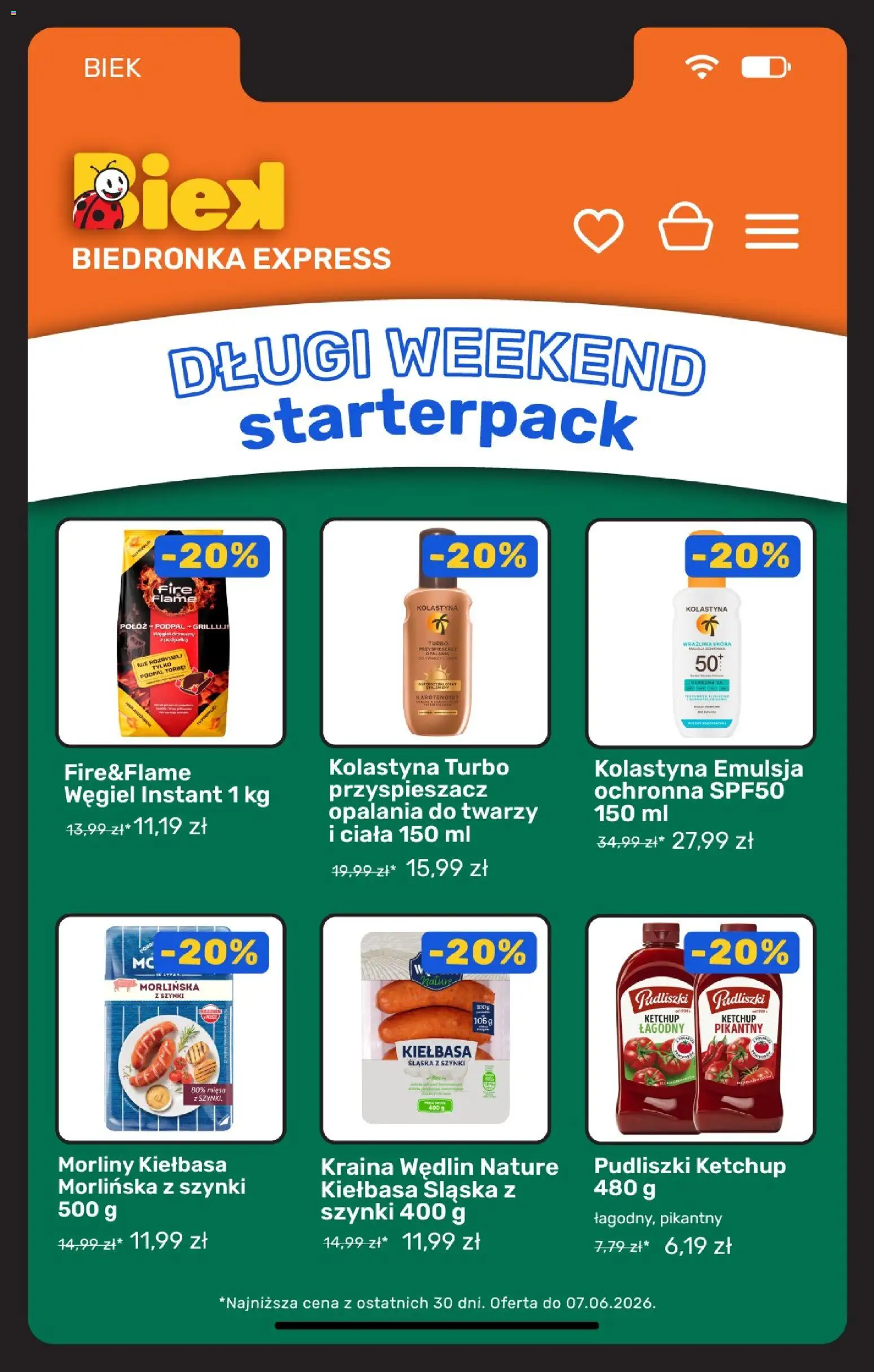 Biedronka gazetka - Biek od 04.06.2026 | Strona: 5 | Produkty: Kiełbasa, Ketchup, Kiełbasa śląska