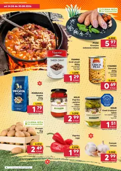 Pivac Katalog - Pregled kataloga iz trgovine Pivac, vrijedi od 24.08.2026 | Stranica: 6 | Proizvodi: Podravka, Krumpir, Češnjak, Kiseli krastavci