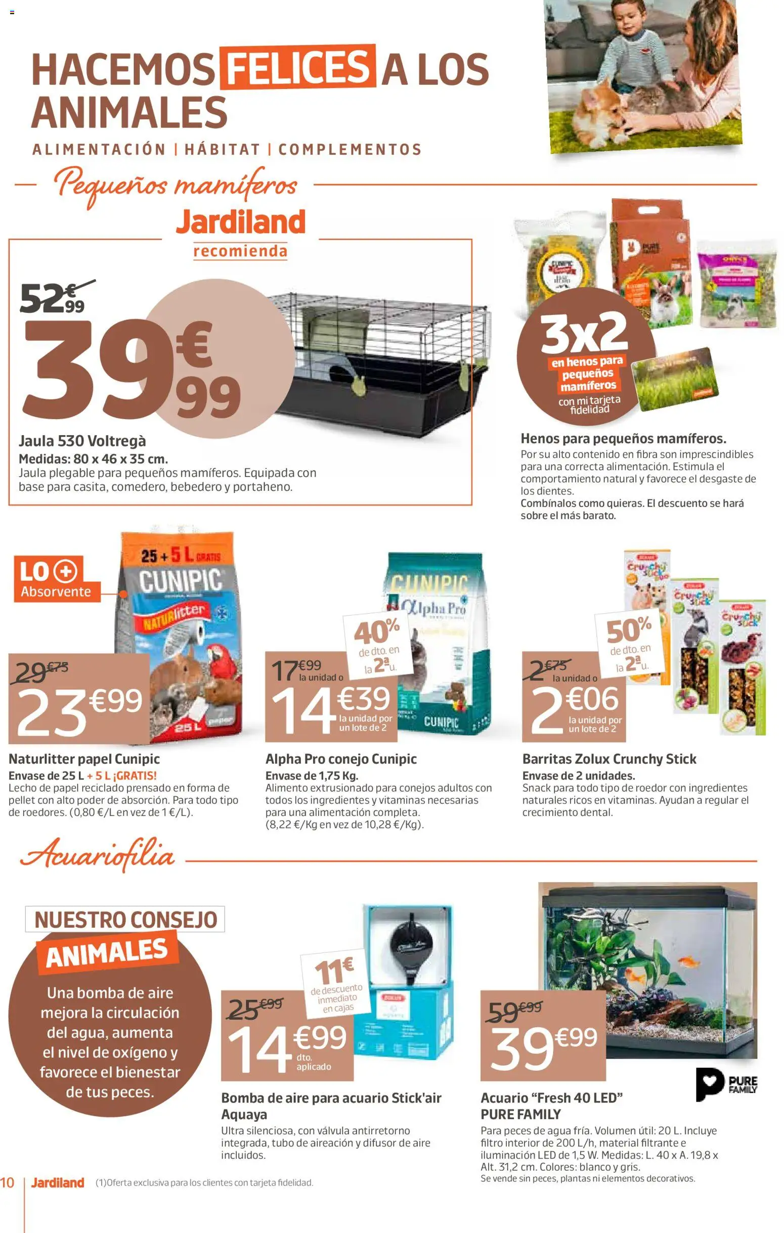 Jardiland folleto │ válido desde el 01/10/2026 | Página: 10 | Productos: Puré, Ingredientes, Iluminación, Agua
