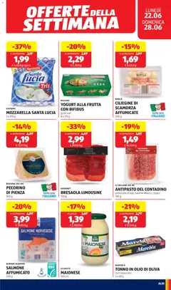 Anteprima del volantino TONNO IN OLIO DI OLIVA, con meno olio 3 x 60 g valido a partire dal 22.06.2026 | Pagina: 19