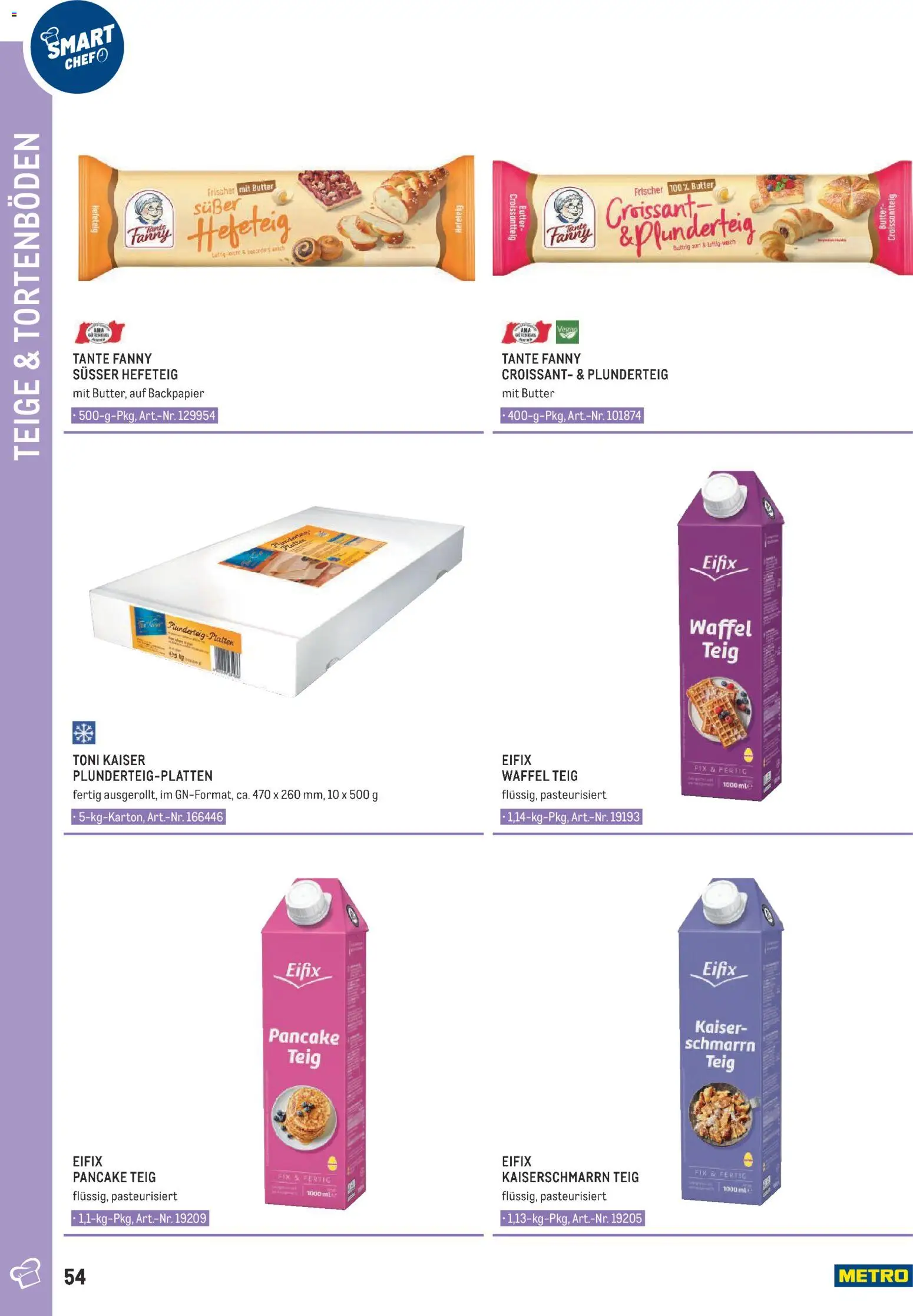 Metro angebote Smart Chef - Dessert gültig ab 01.01.2026 | Seite: 54
