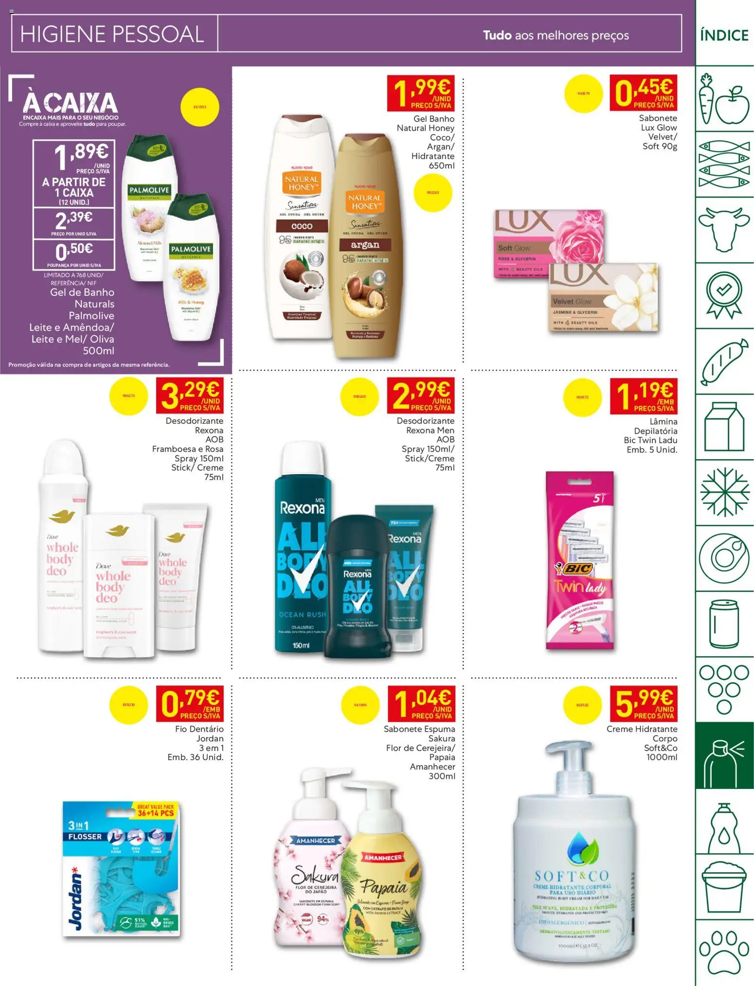 Recheio folheto │ válido de 09.06.2026 | Página: 33 | Produtos: Desodorizante, Caixa, Banho, Creme
