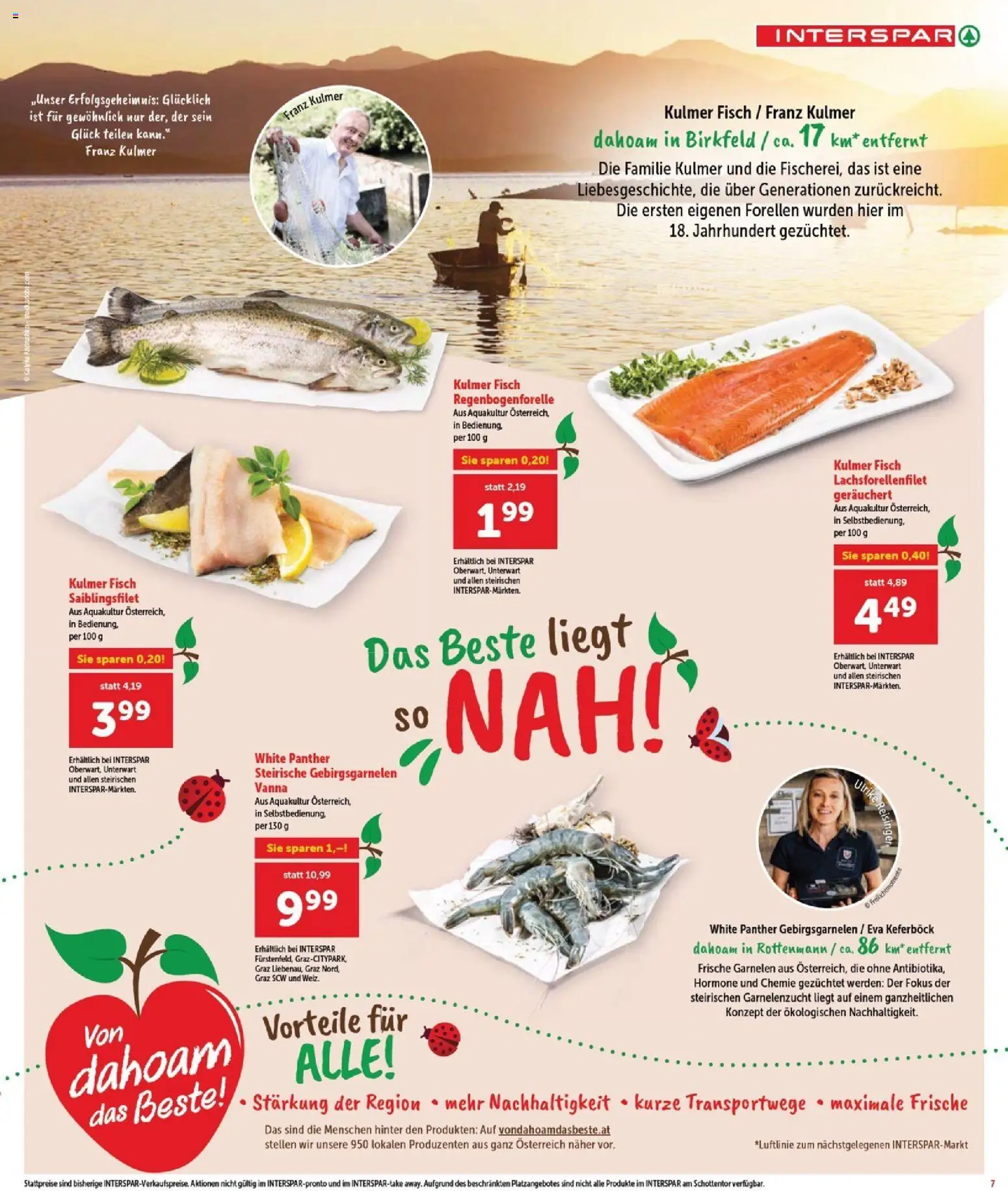 Interspar Flugblatt - Burgenland Sued gültig ab 29.05.2026 | Seite: 7 | Produkte: Fisch