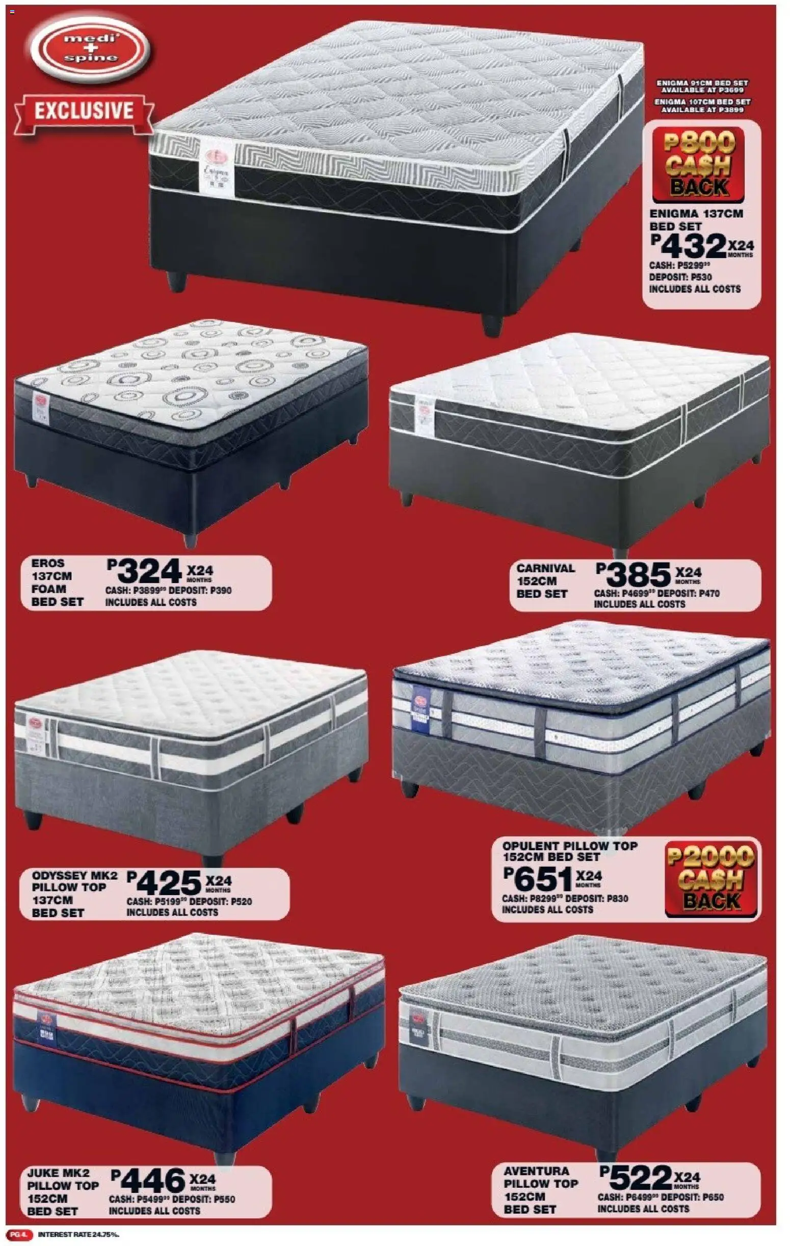 New Lewis Stores catalogue – valid from 11.05.2026 | Page: 4 | Products: Bed, Pillow, Foam